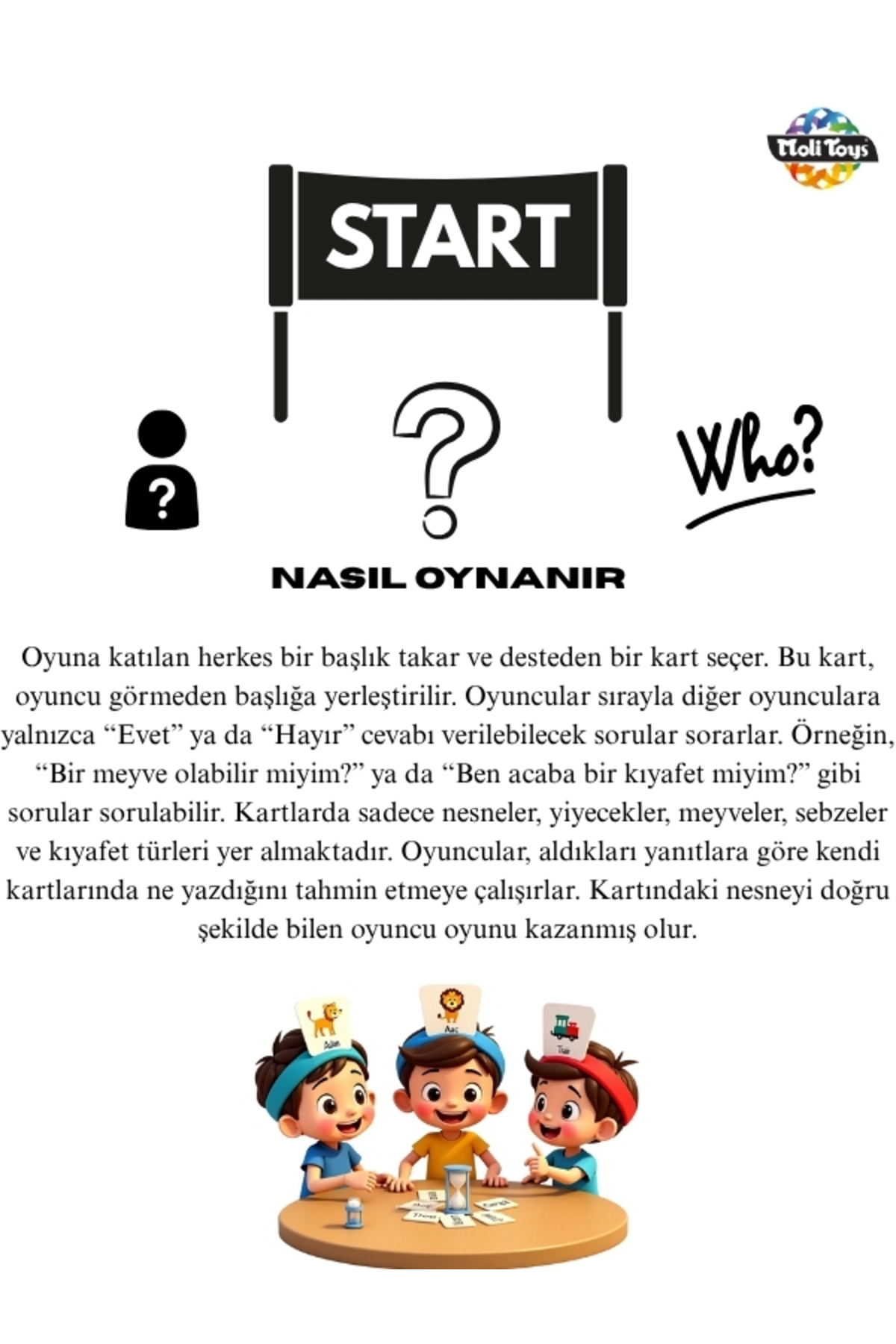Moli Toys Molitoys Kim Bil Bakalım Bilgi Ve Zeka Oyunu(find Out Who) fotoğrafı 5 (önizleme)