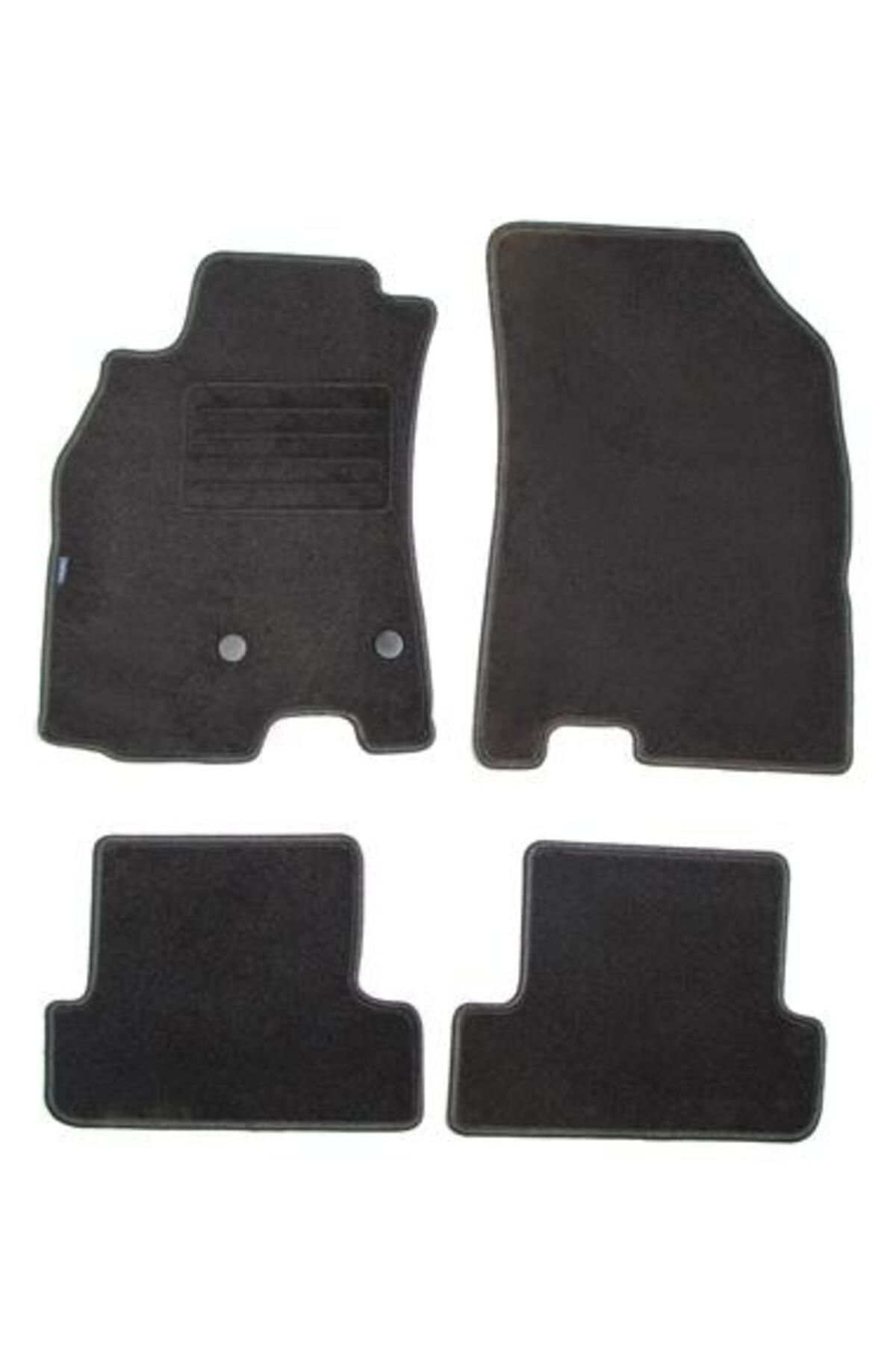 PETEX-Carpet car mat set 112545502PX, REX model, graphite color, compatible with Rena 1