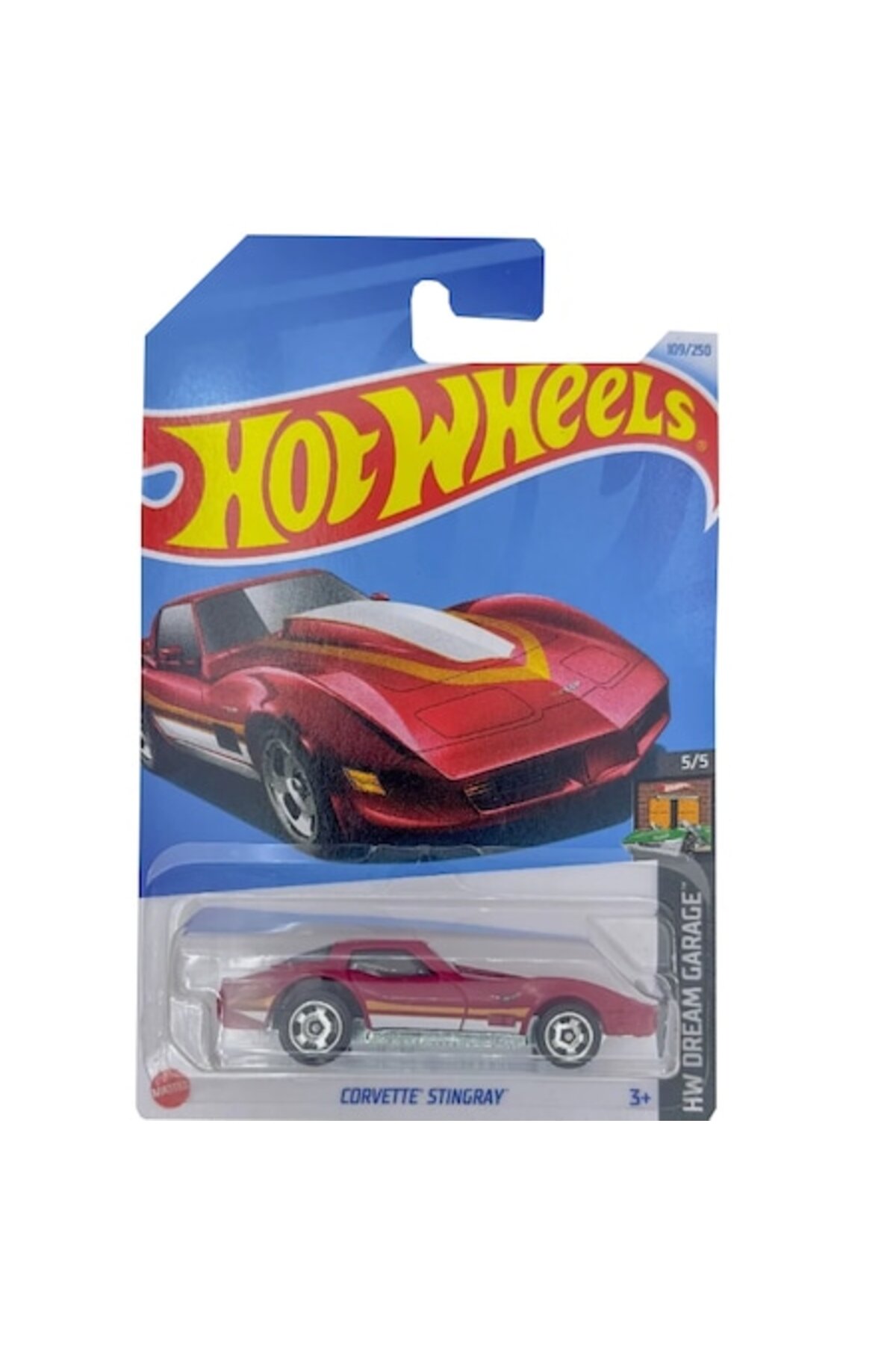 Masinuta metalica Hot Wheels, Corvette Stingray, 1:64