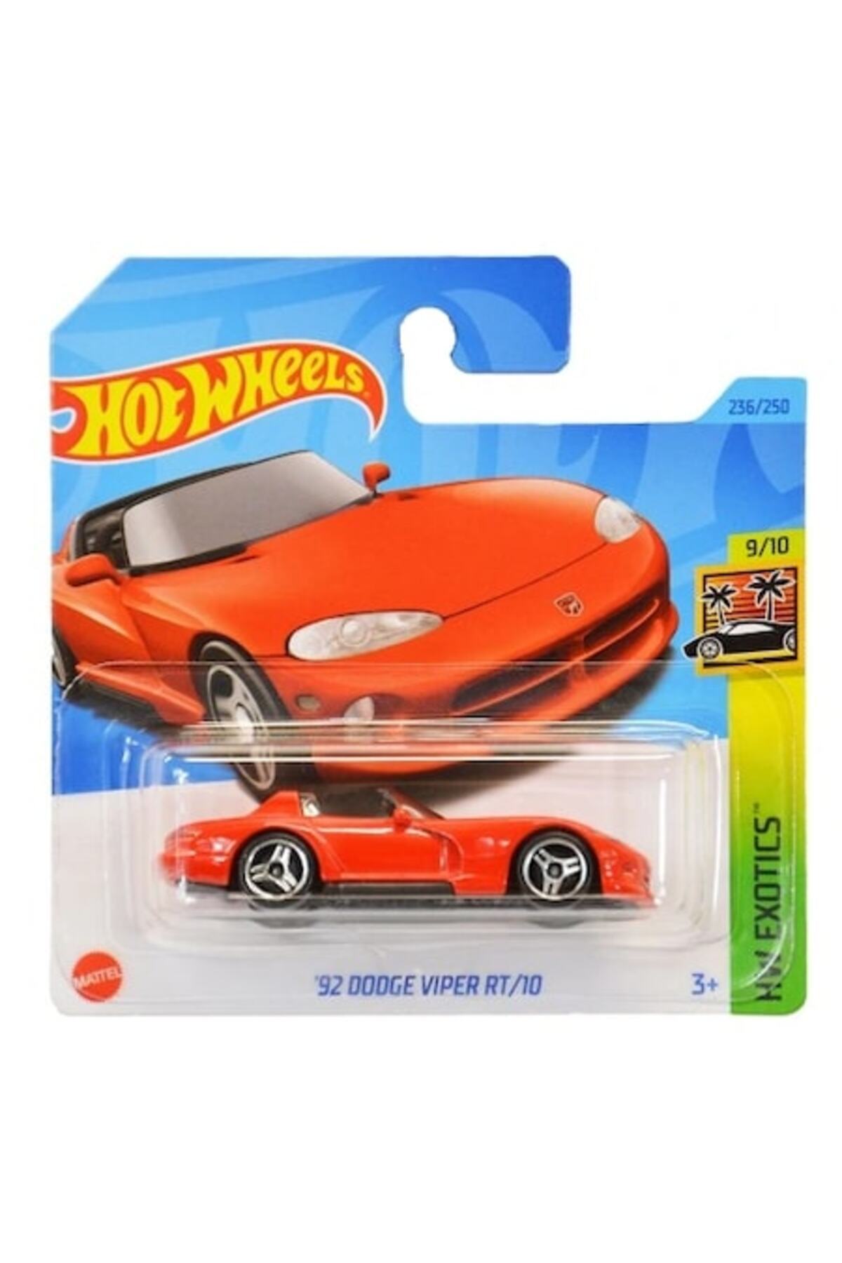 Masinuta Hot Wheels, `92 Dodge Viper RT/10, Rosu, 1:64