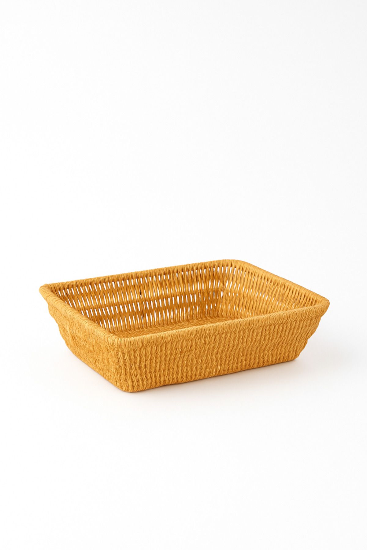 Fhilli-Rectangular Woven Wicker Bread & Serving Basket 28 cm 2