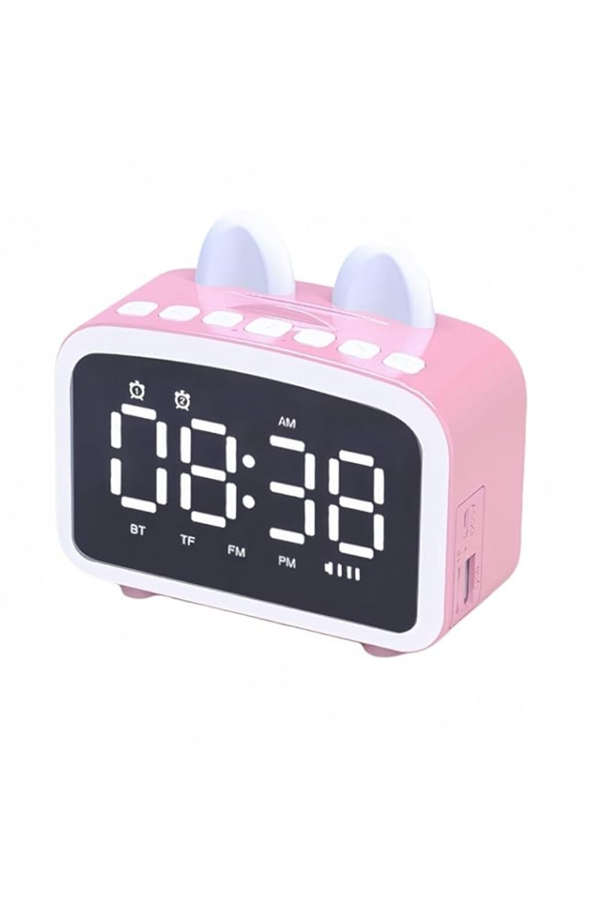 Generic-Bluetooth Alarm Clock with Radio FM, Digital Clocks with Bluetooth Speaker, LED Display, Bedside Al 1