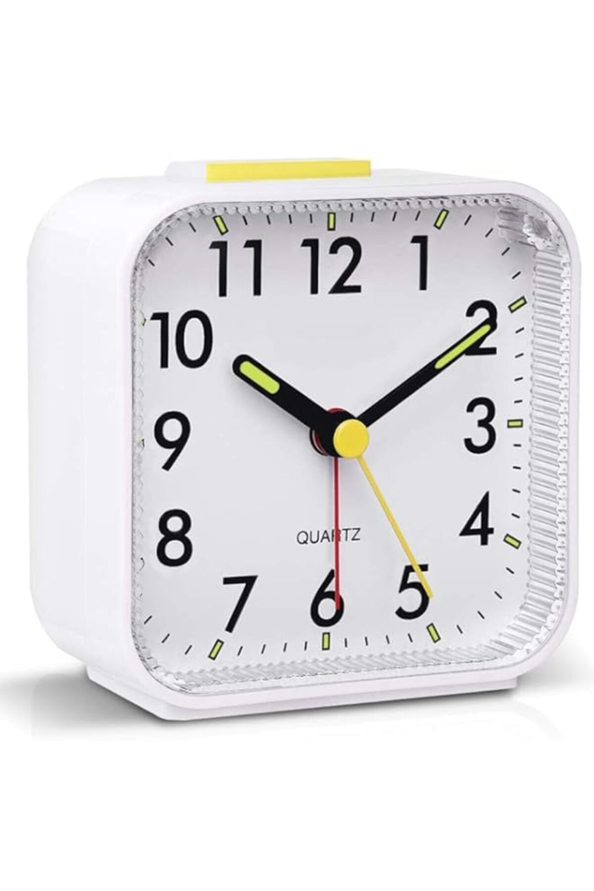 Generic-Silent Alarm Clocks, Bedside Non Ticking Battery Powered Table Clocks Luminous Large Display Snooze 1