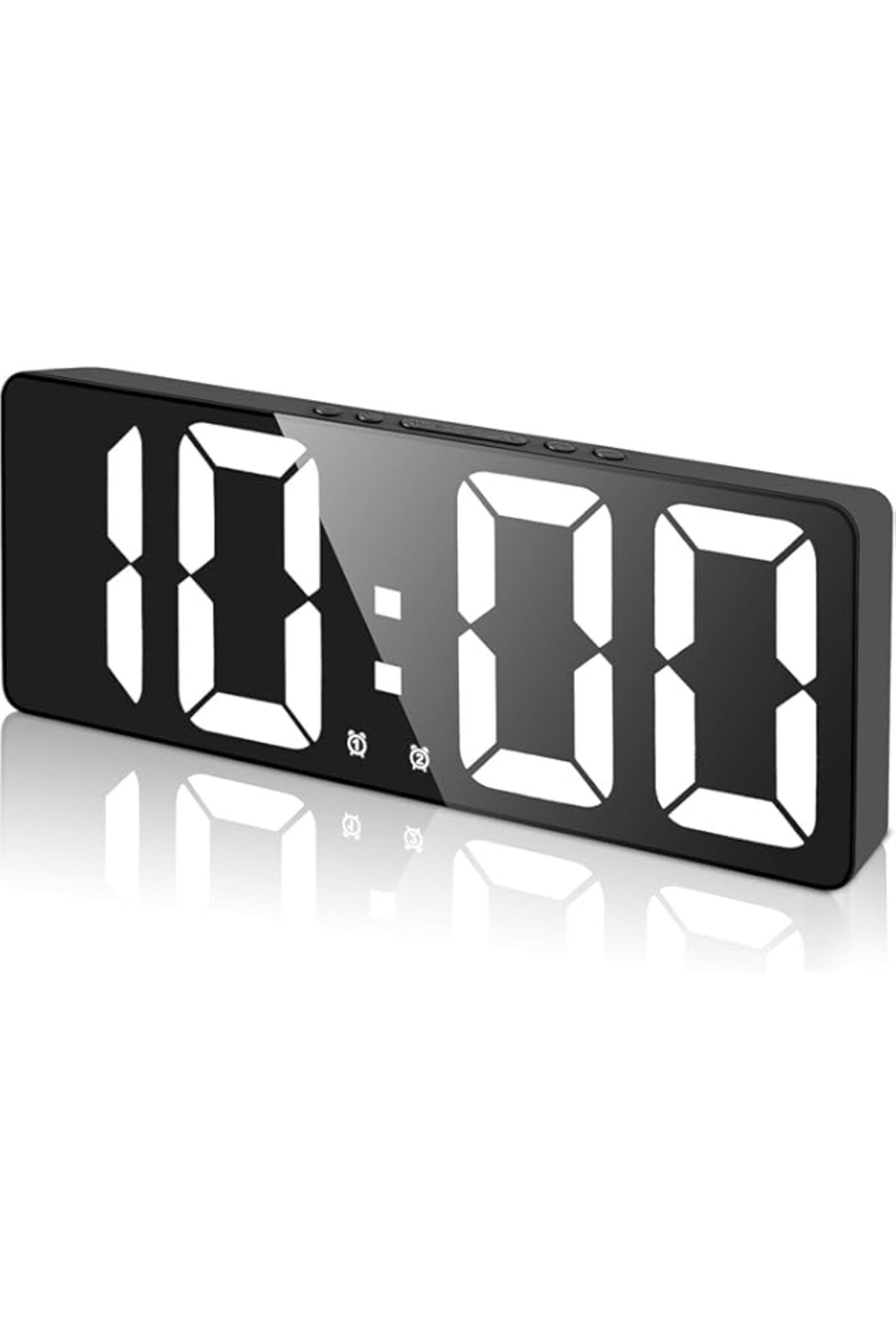 Generic-Digital Alarm Clock for Bedrooms with Large LED Display - 2 Custom Alarms, 5 Adjustable Brightness 1