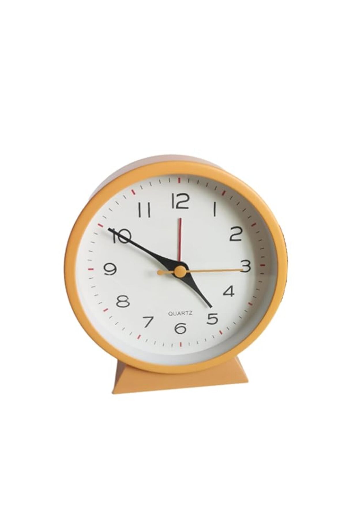 Generic-Tazweeq 4.5"Analog Alarm Clock, Small Retro Desk Clock Battery Operated, Small Silent Bedside Desk 1