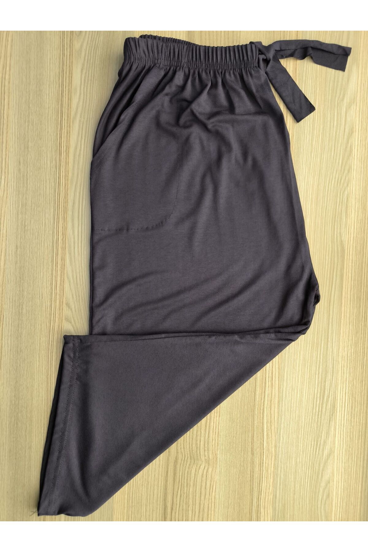 FRESCO SCARFS-Plus Size Cotton Lycra Viscose Thin Summer Pocket Combed Cotton Capri Pajama Pants 3