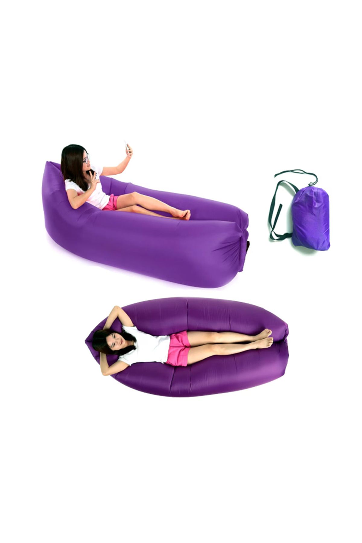Expres-LazyBag Lounger Inflatable Mattress 4