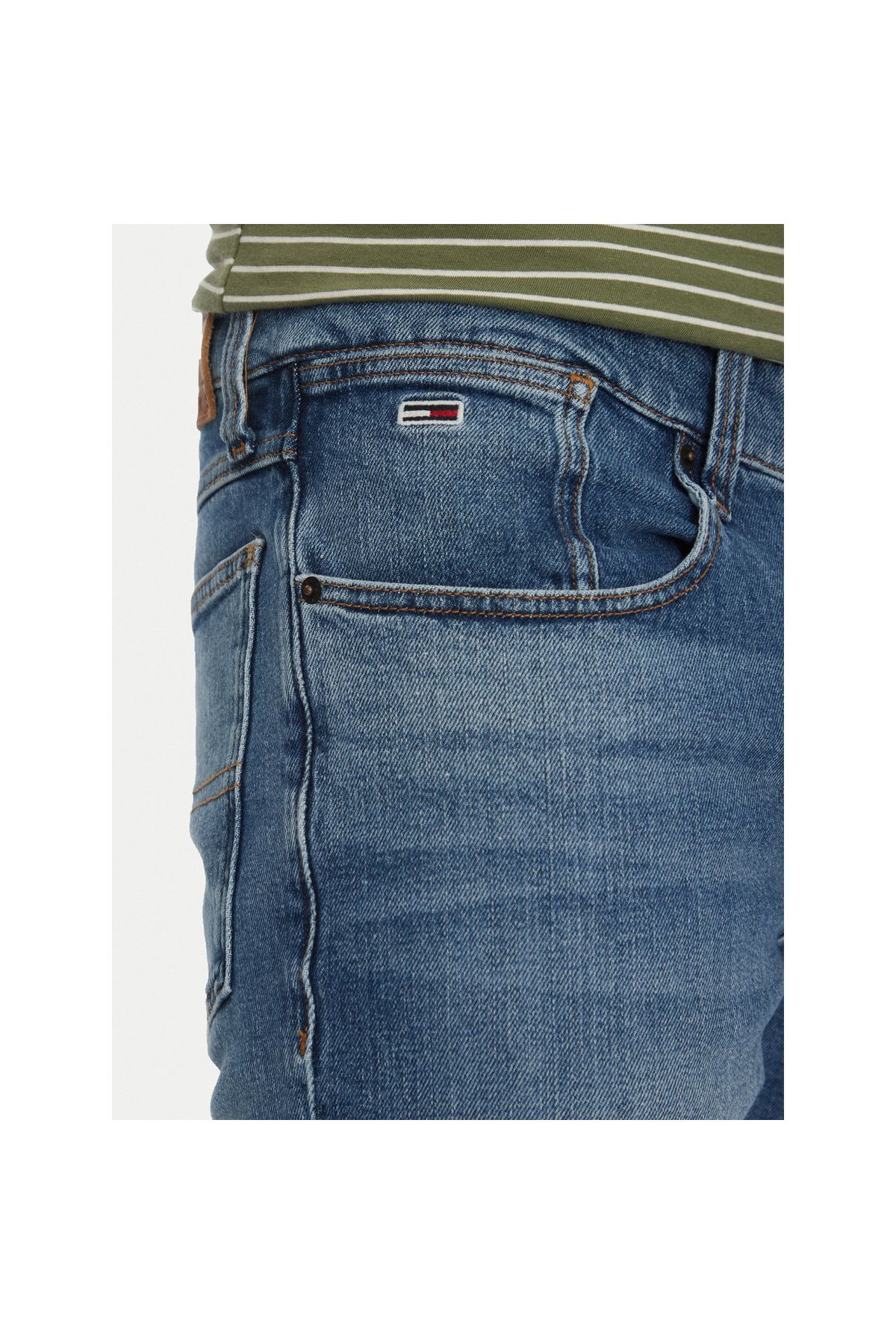 Tommy Hilfiger-Bermuda Shorts, for Men, with Pockets, with Logo, Zip and Buttons Closure 5