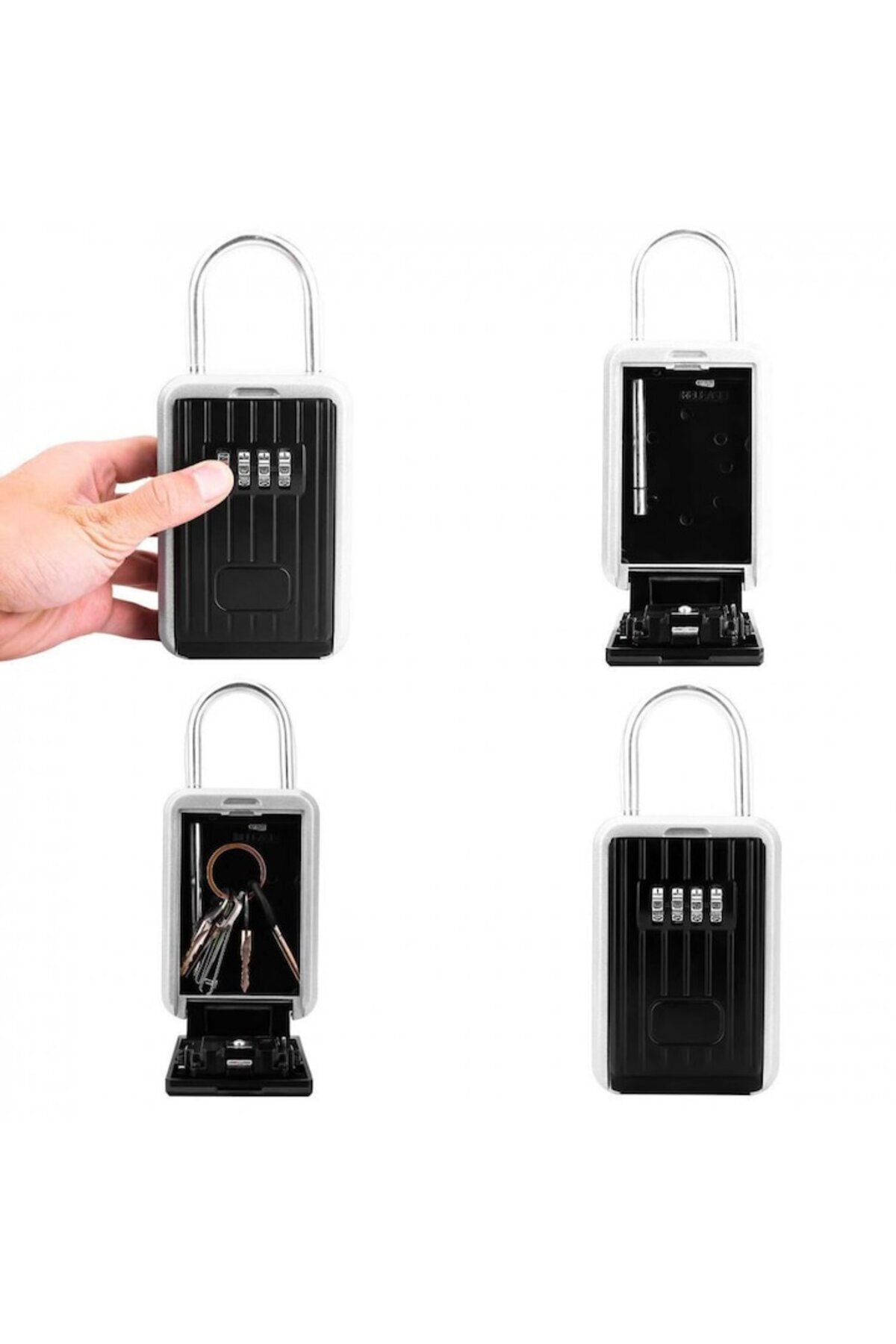 Astro-Waterproof Key Box with 4-digit Mechanical Code 3