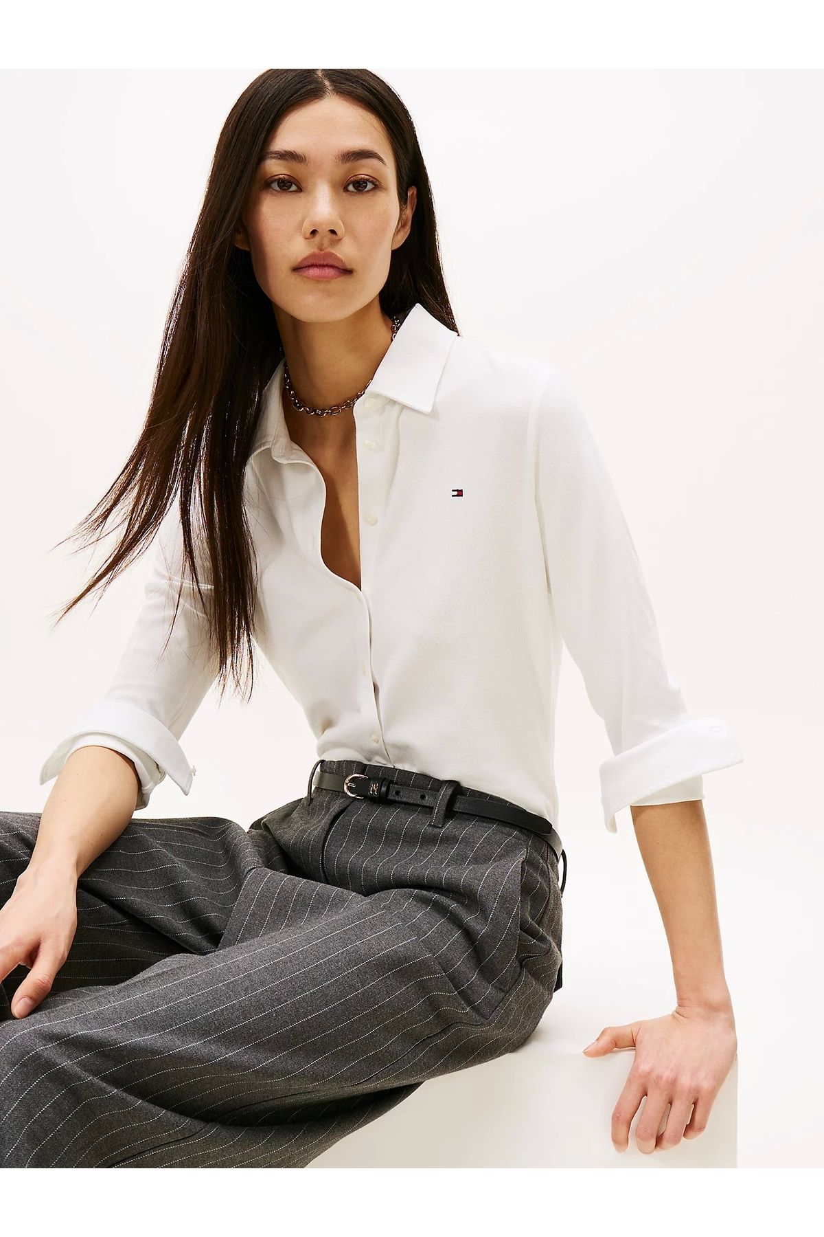 Tommy Hilfiger-1985 SLIM PIQUE BTN DOWN LS 4