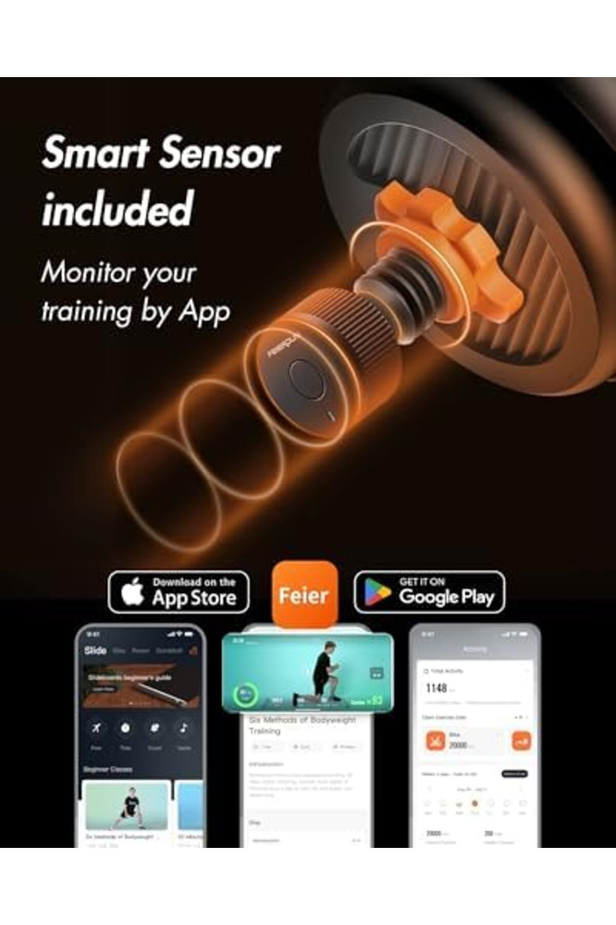 Xiaomi-KSIX Smart Your Tech Fed Kit Dumbbell V2, Bar and Kettlebell 10 kg 6
