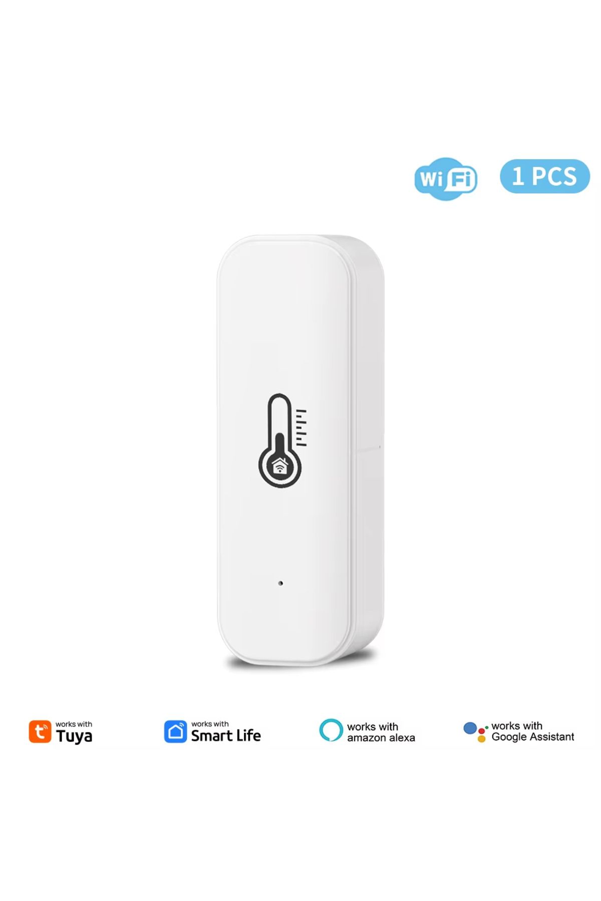 Choice8-قطعة واحدة من مستشعر درجة الحرارة والرطوبة Tuya WiFi Smart Life Remote Monitor للمنزل الذكي والعمل مع Alexa G 1