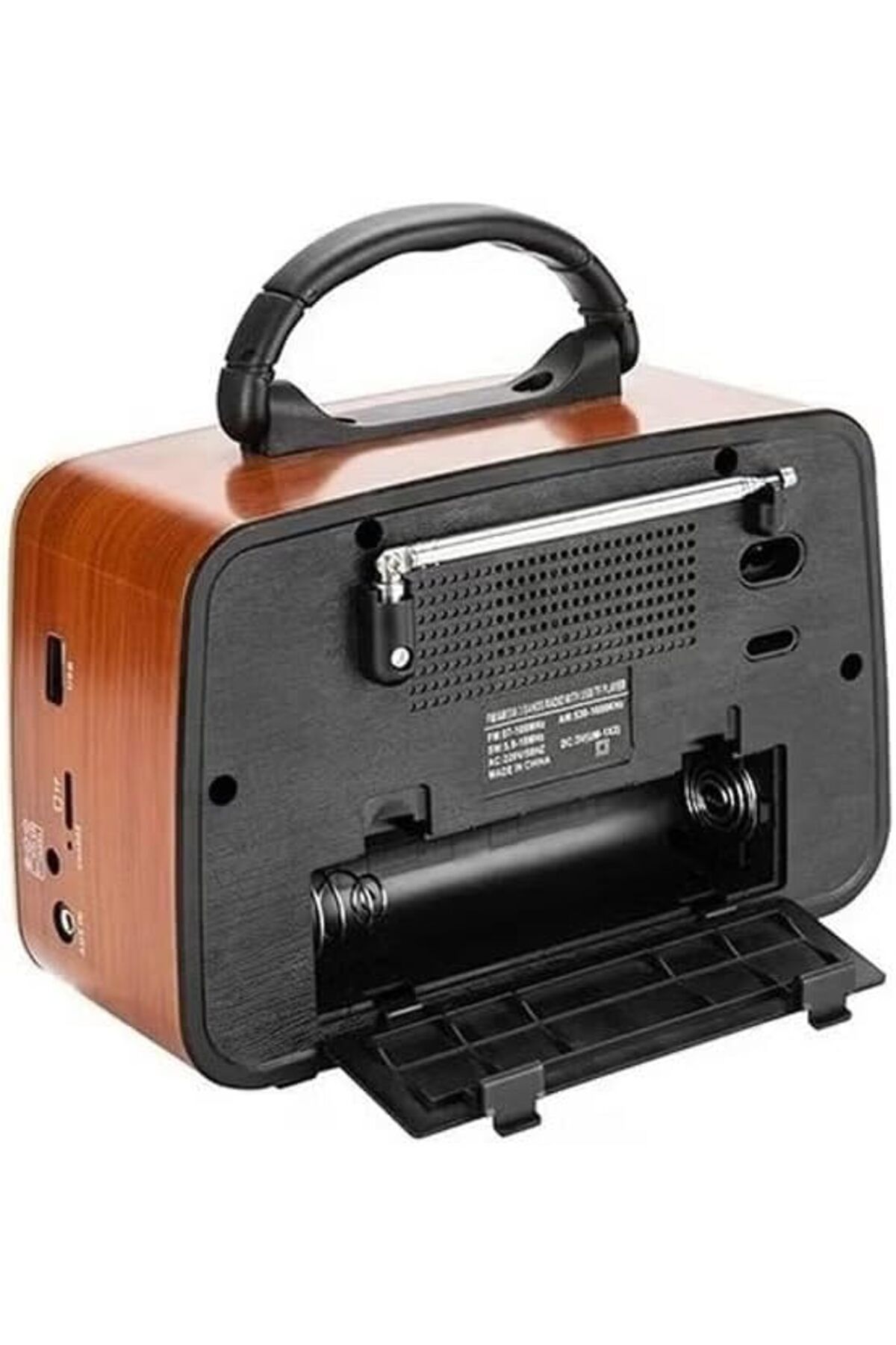 Generic-Bluetooth Hi-Fi Speaker with FM/AM/SW Radio, Flashlight, USB/TF Card Slot, AUX Input, Portable Wirel 5