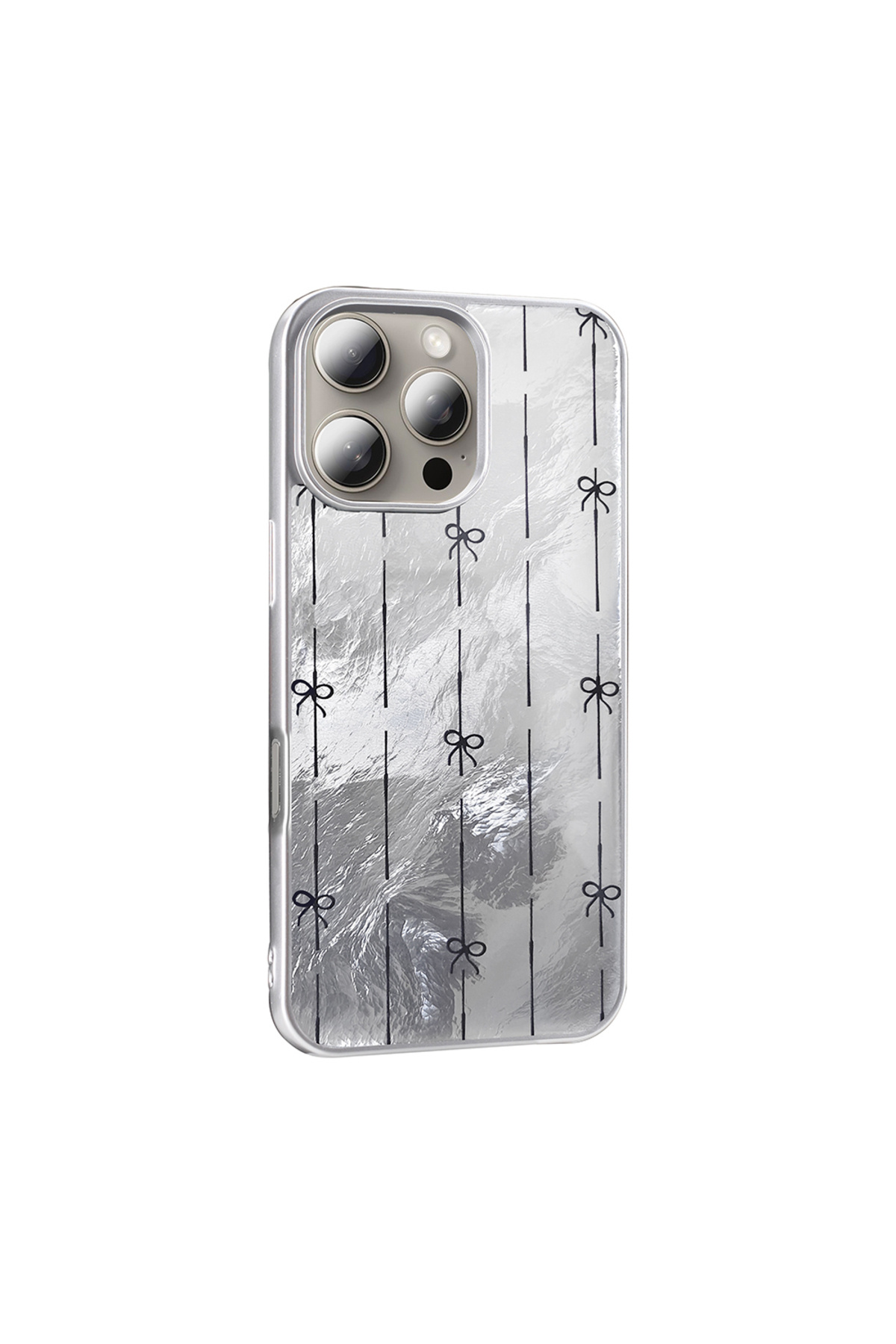 noktaks-Compatible with iPhone 16 Pro - Case Patterned Protective Mep Cover - Gold Leopard - T36864 6