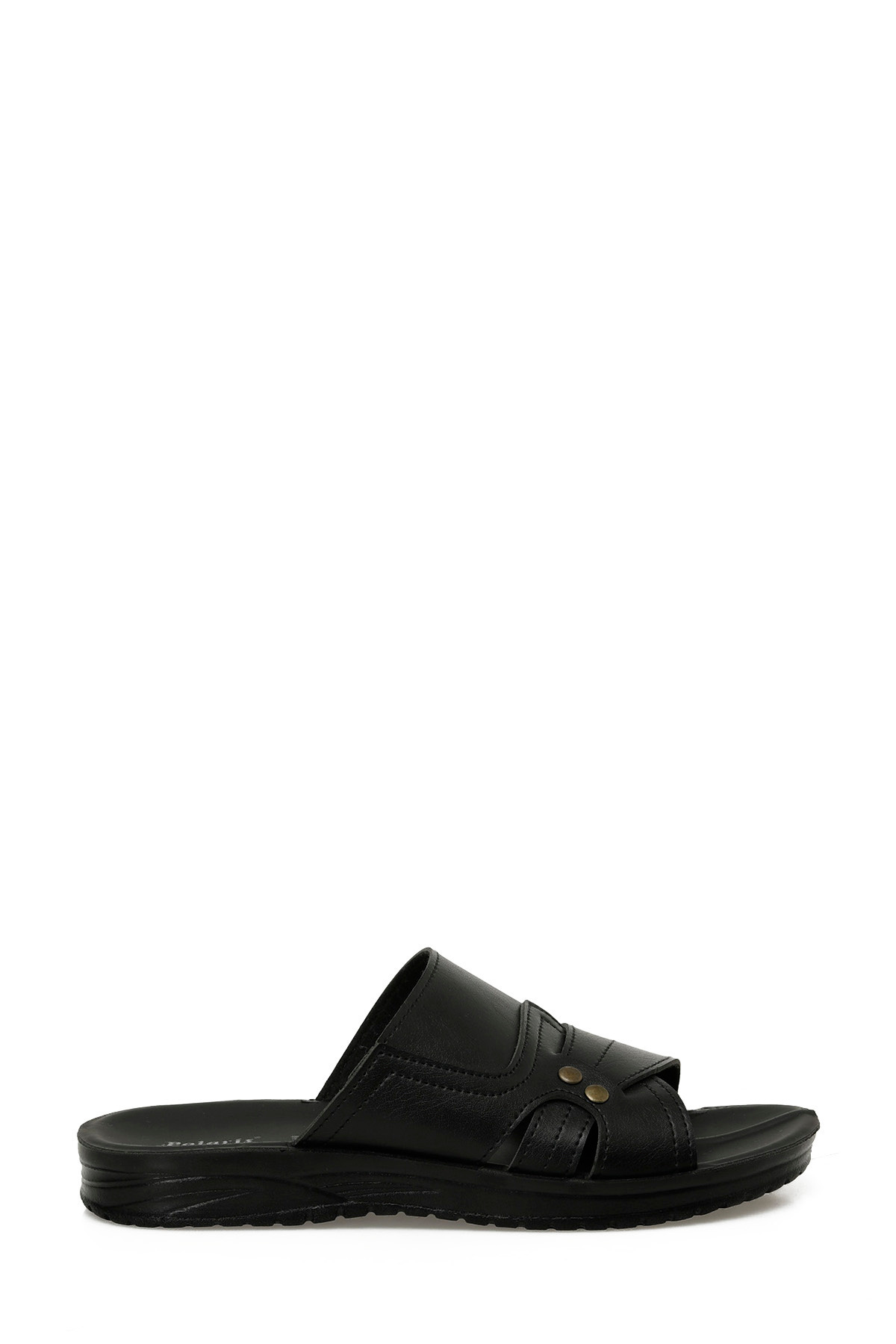 Polaris-608015.M5Pr Black Men's Slippers 1