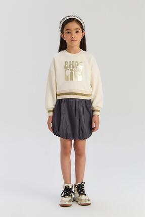 Beverly Hills Polo Club BG Store Kız Çocuk Ekru Sweatshirt