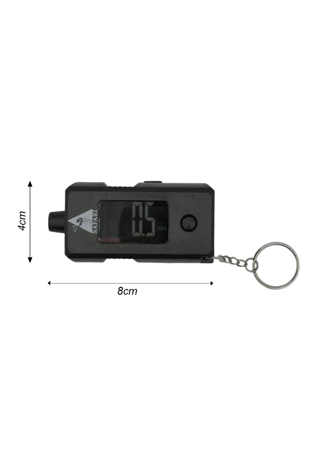 Safari-TG-53 Digital Tire Pressure Gauge with LCD Display and Key Ring – Compact Car Tool 8