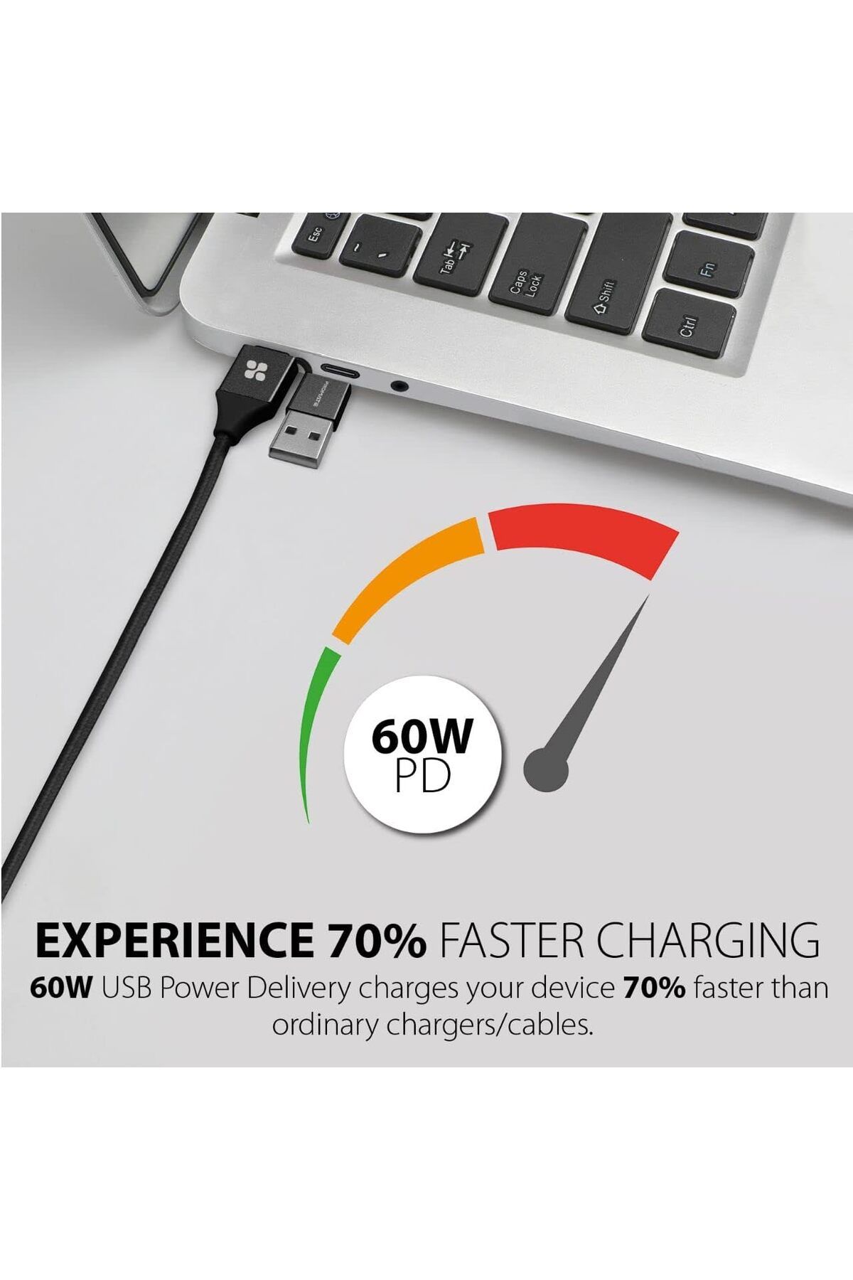 Promate-6-In-1 Multi Charging Cable, Lightning, USB-C, Micro USB to USB-A and USB-C,PentaPower-Black 4