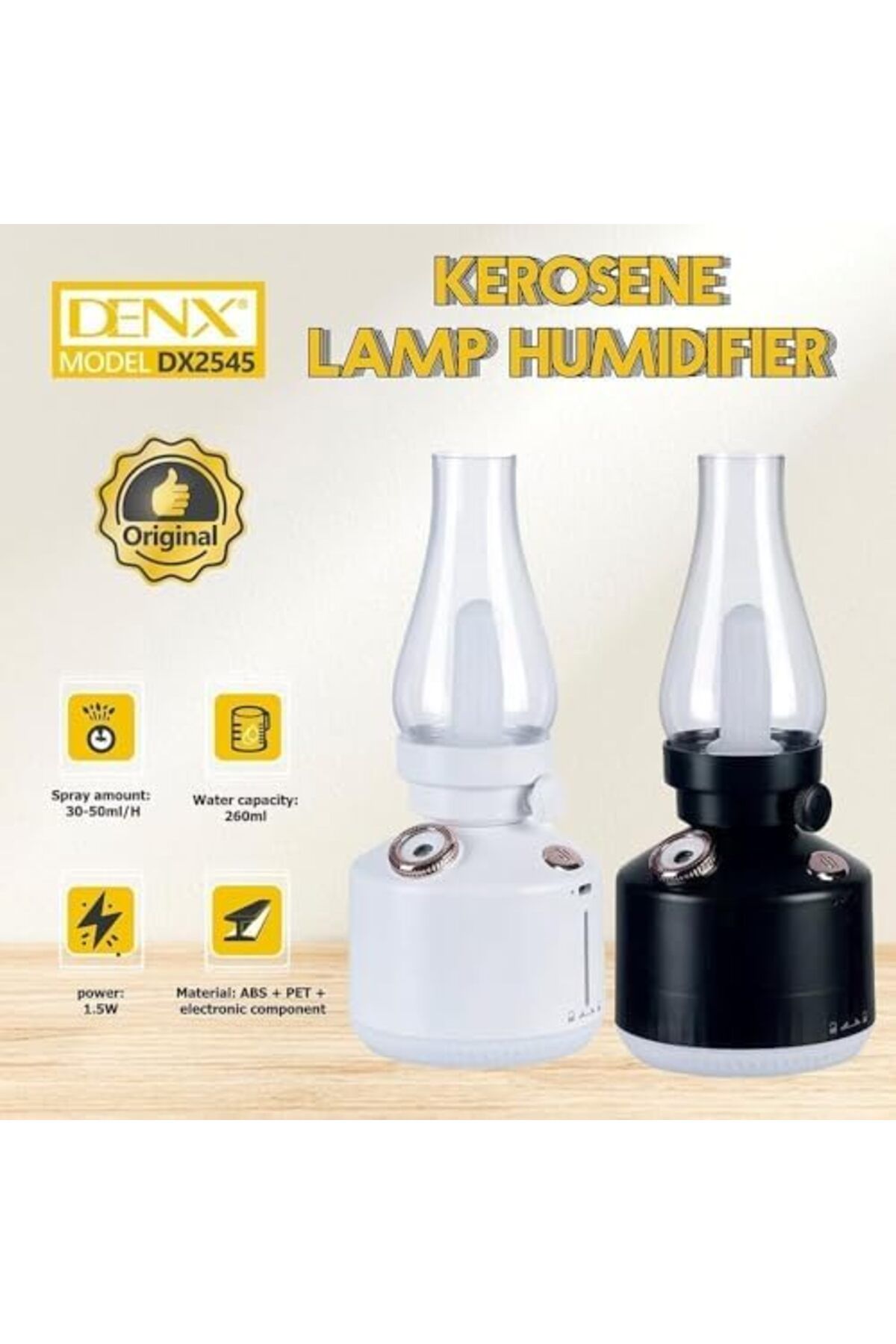 Denx-مرطب DX2545 بتصميم فانوس من 7