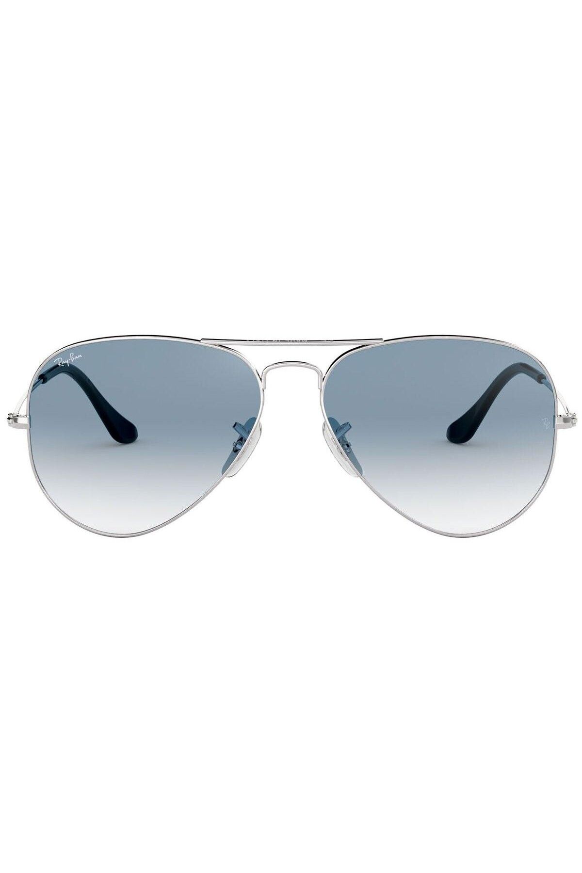Ray-Ban-Ray‑Ban RB3025 Aviator Gradient 003/3F – Argintiu, Lentile Albastru Gradient, 62 mm 3