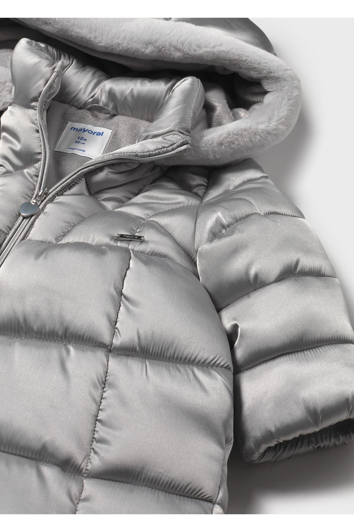 Mayoral Kız Bebek Yumuşak Şişme Mont Gri fotoğrafı 4 (önizleme)