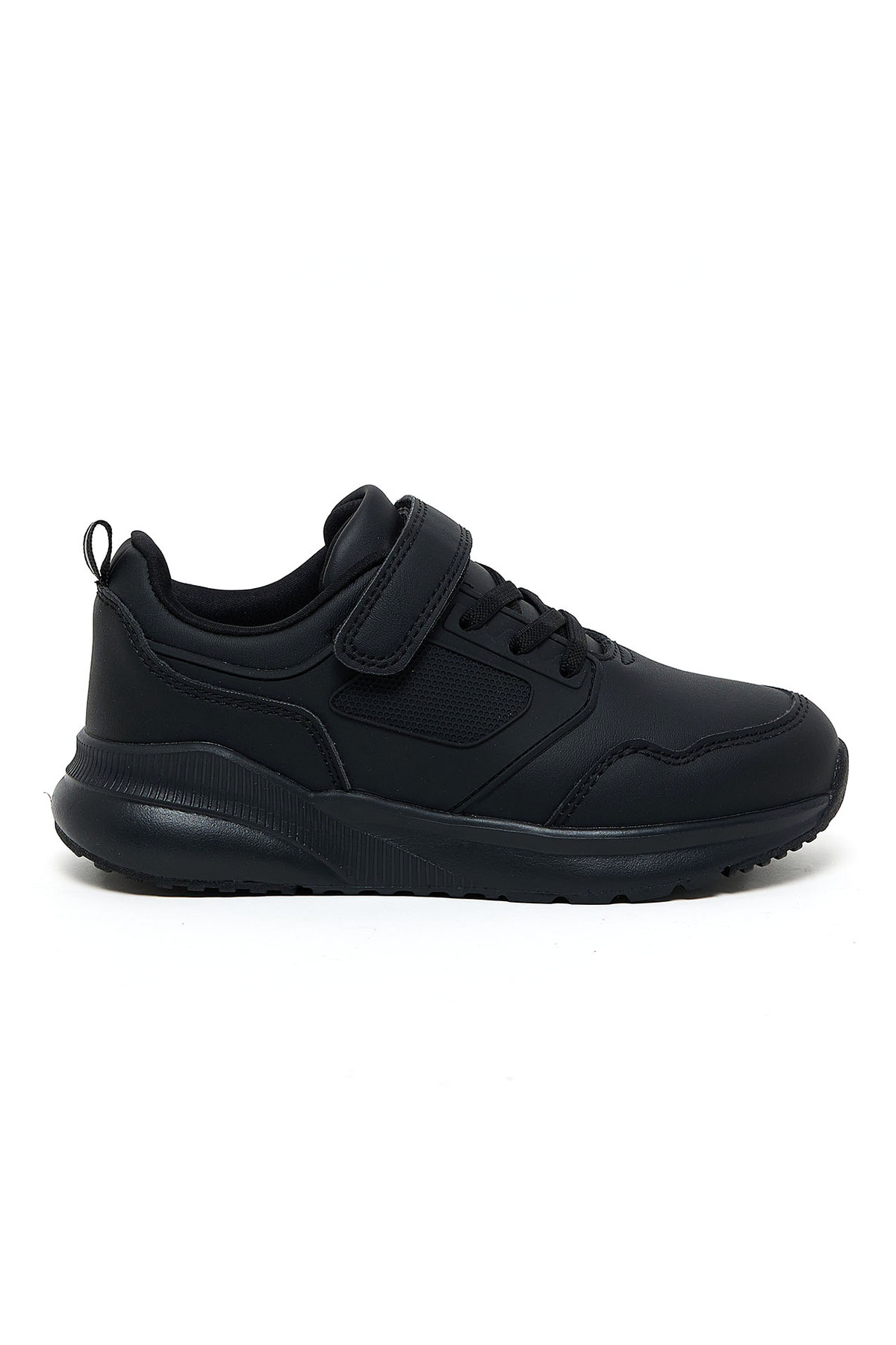 R&B Textured Velcro School Shoes