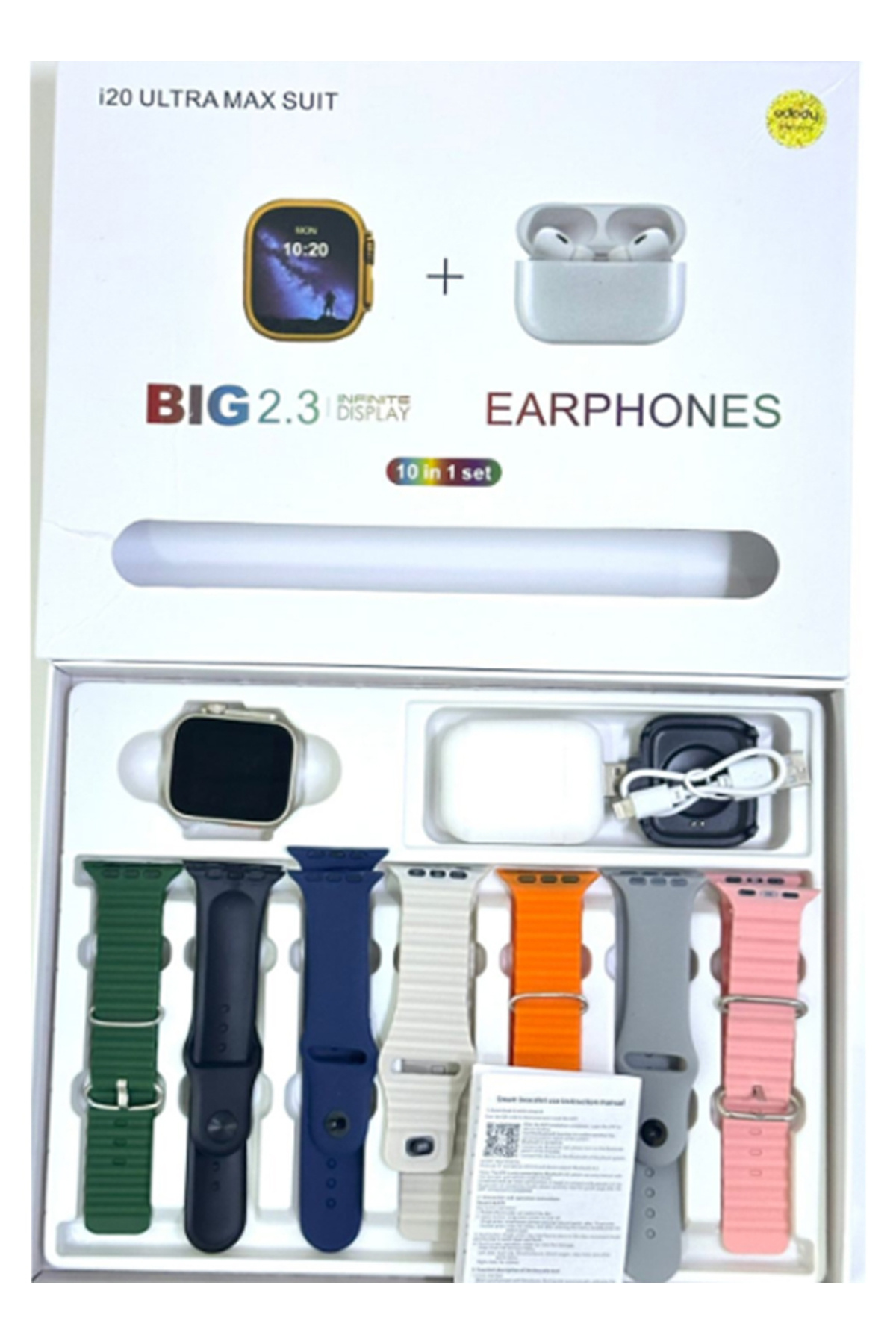 Generic-7 in 1 Bluetooth Full Touch Call multifunction Smart watch 1
