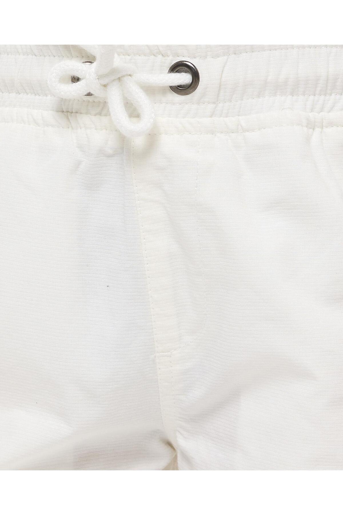 R&B-Solid Shorts with Drawstring Waist 4