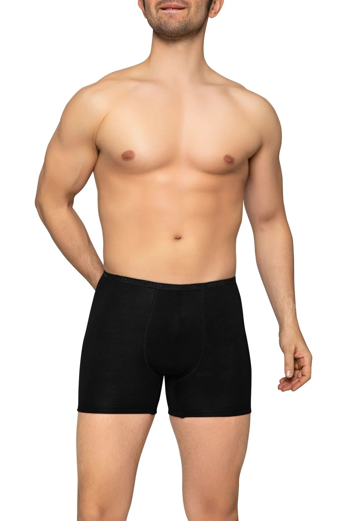 LÜXDRM-5 Pieces Bamboo Fabric, Non-Foldable Elastic, Lycra Men's Boxer 62% Bamboo, 30% Viscose, 8% Lycra 2