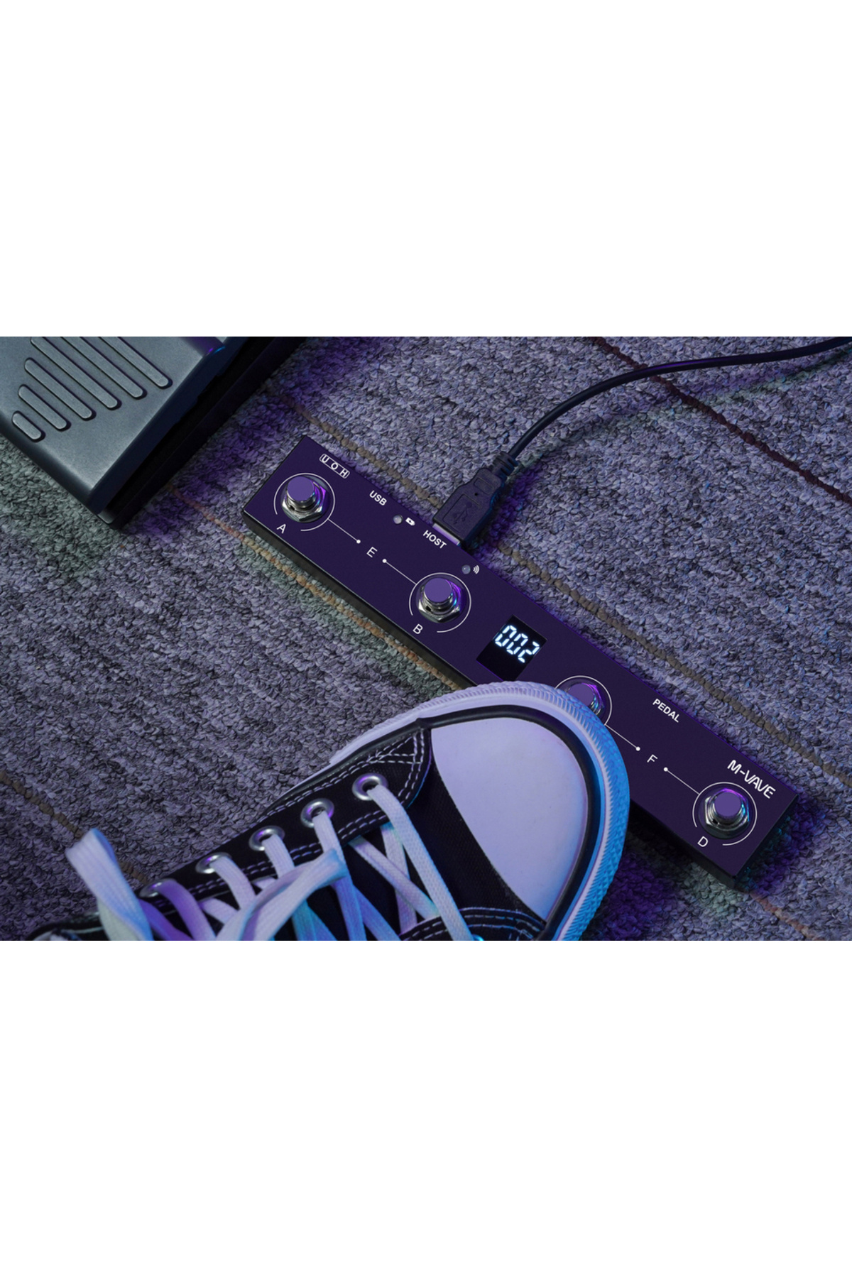 Choice-M-vave Chocolate Plus Programmable MIDI Controller 4 Buttons Footswitch Supports USB MIDI and Ho... 4