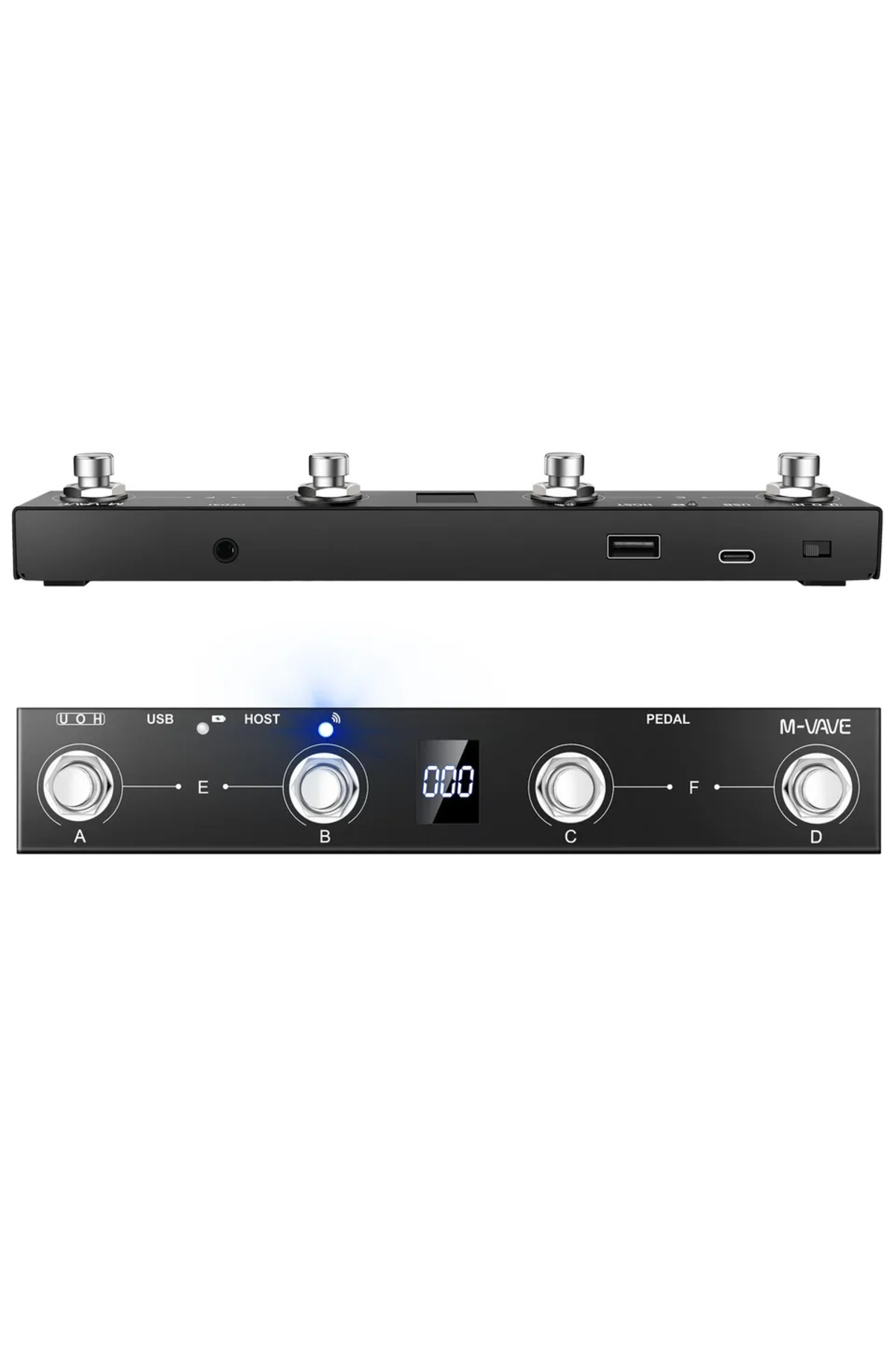 Choice-M-vave Chocolate Plus Programmable MIDI Controller 4 Buttons Footswitch Supports USB MIDI and Ho... 1