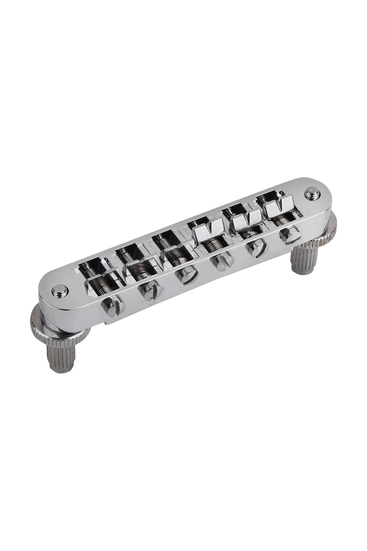 Choice-Electric Guitar Fixed Saddle Bridge 6 Strings Chrome ABR-1 Style Tune-O-Matic Bridge for ABR LP S... 2