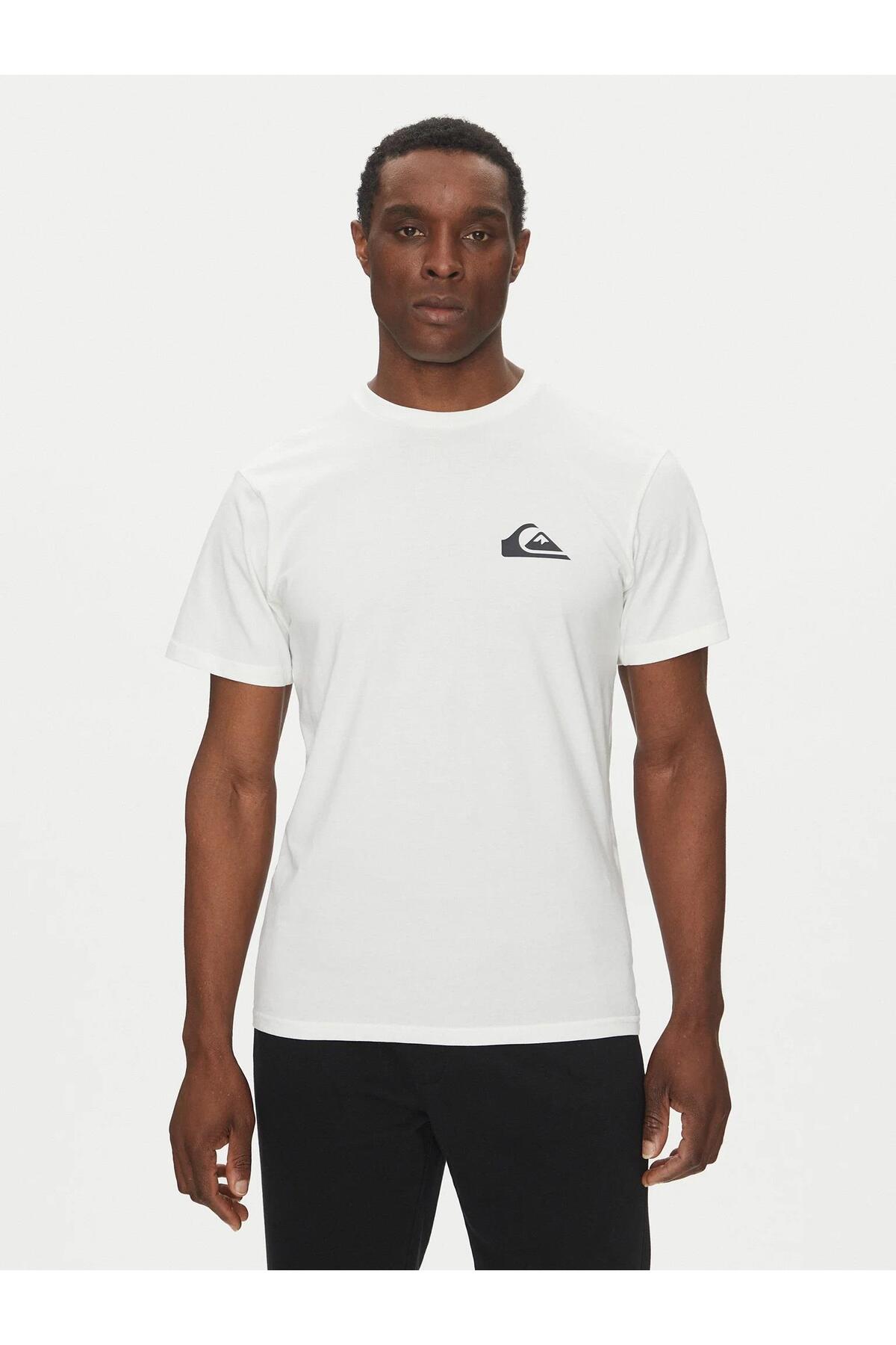 کوییک سیلور تی شرت مردانه طرح مینی لوگو SS - کد EQYZT08042