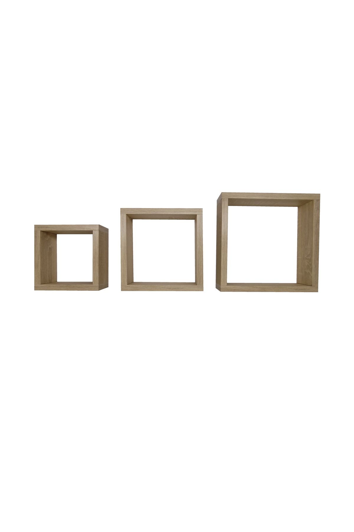 OEM-Set of three wall shelf cubes Cubico Sonoma Model CUB-11001 4