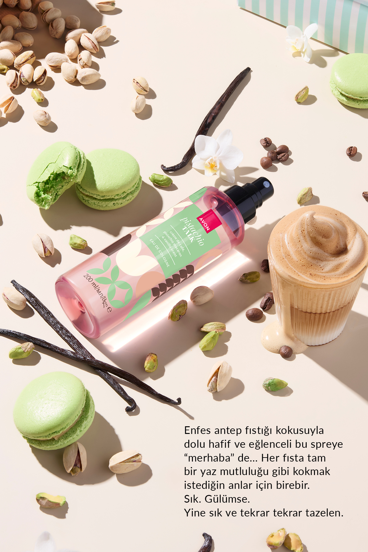 Avon Pistachio Talk Kolonya Edc 200 Ml. - Fiyatı, Yorumları