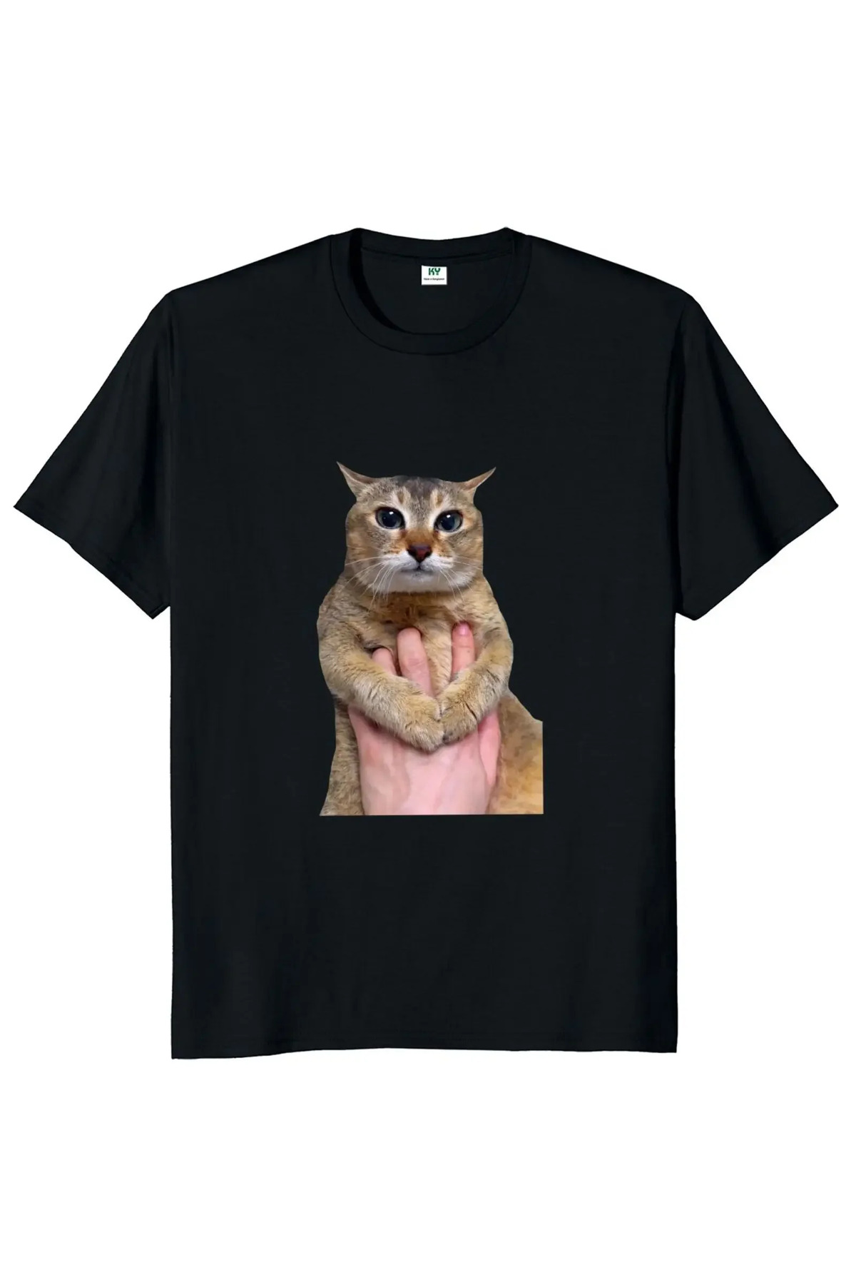 Black Tole Tole Cat T Cute Cats Breast Trend Soft Breath for Y2k Ra