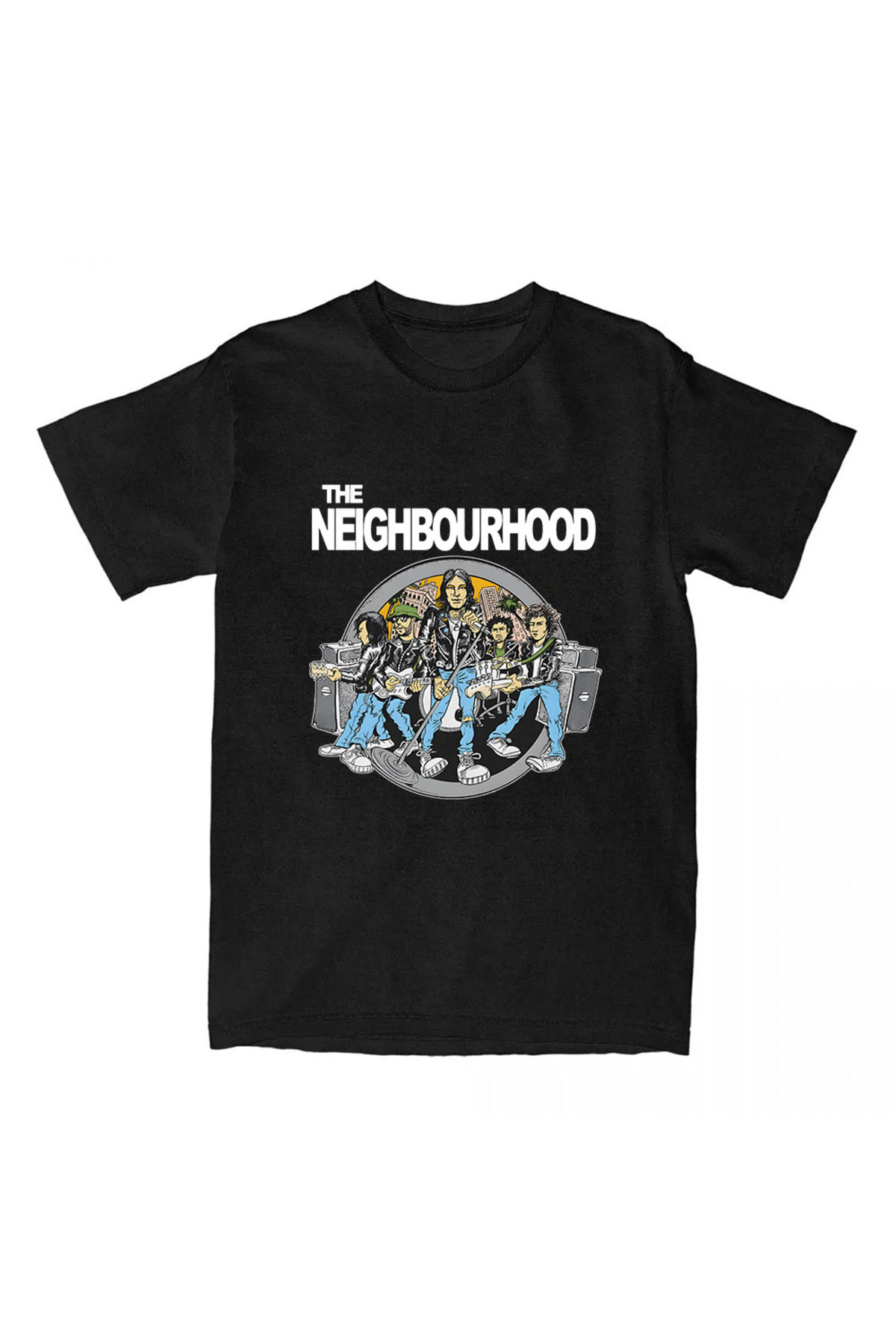 Black Neighborhood NBHD Band printed li /Men's Ropa Mujer Raha