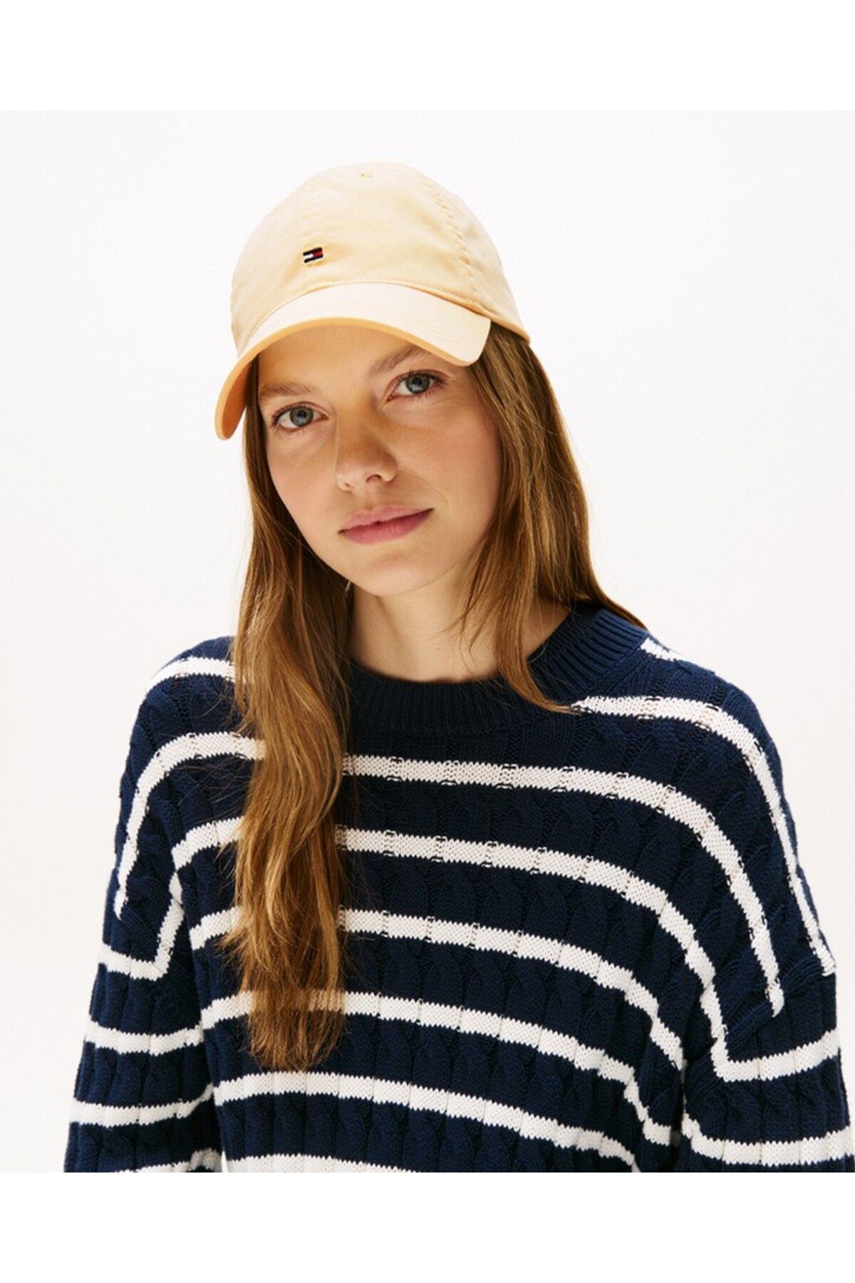 Tommy Hilfiger-قبعة ناعمة ذات علم أساسي 5