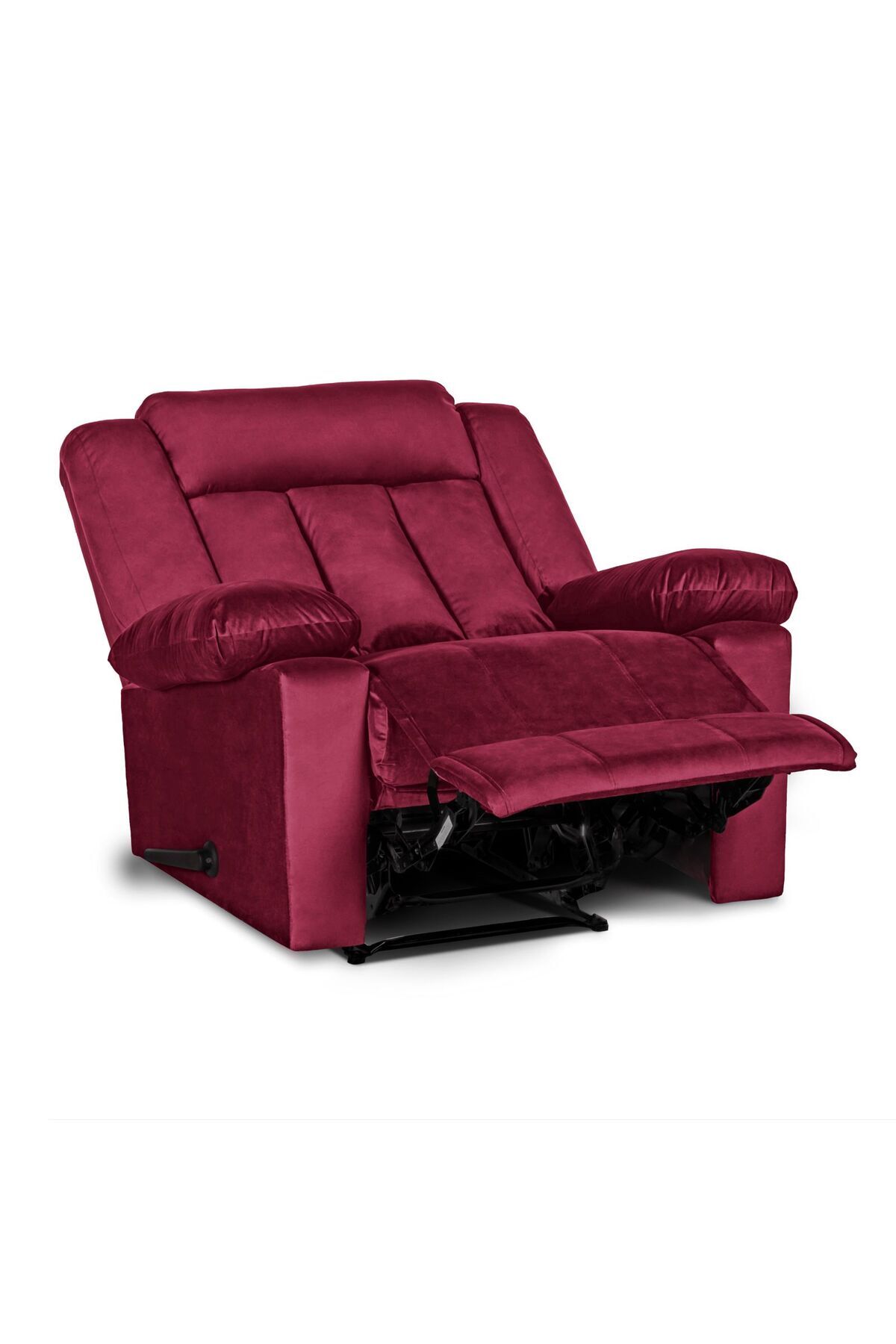 Lazy Vibes-Trio Recliner Chair in Plush Velvet | Rocking and Swiveling 5