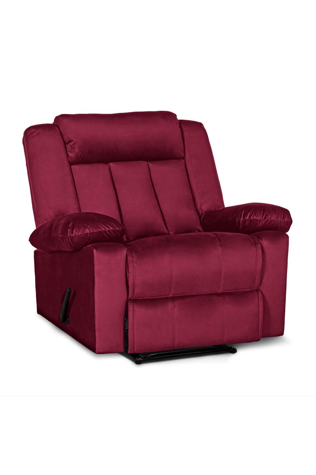 Lazy Vibes-Trio Recliner Chair in Plush Velvet | Rocking and Swiveling 3