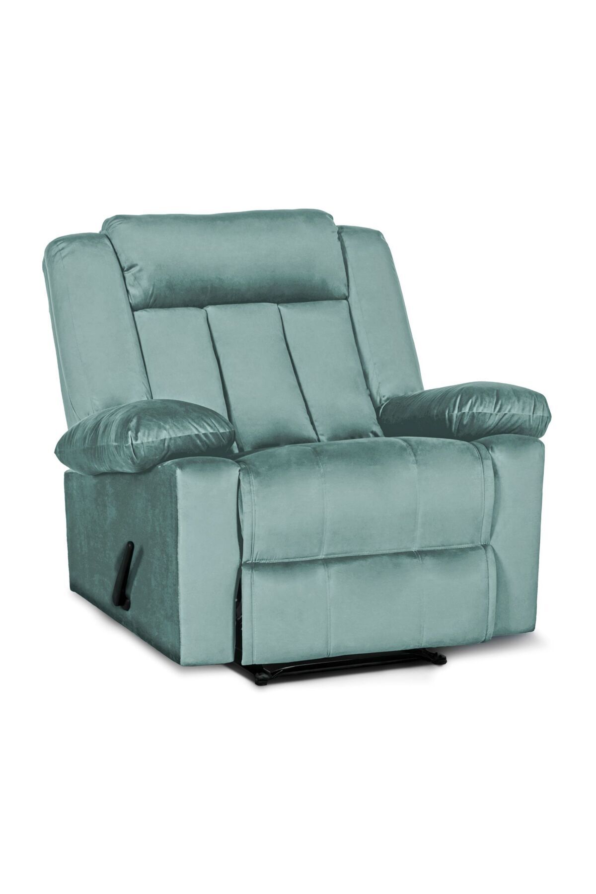 Lazy Vibes-Trio Recliner Chair in Plush Velvet | Rocking and Swiveling 3