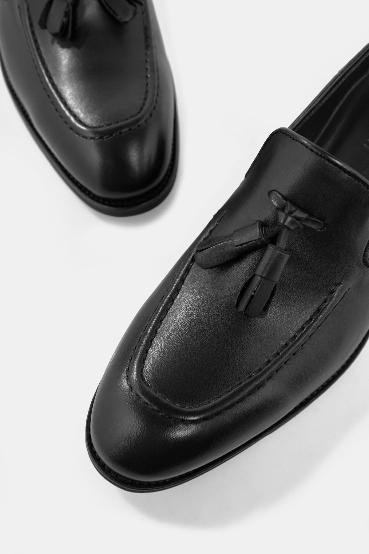 W Collection  SİYAH DERİ AYAKKABI - Görsel 4