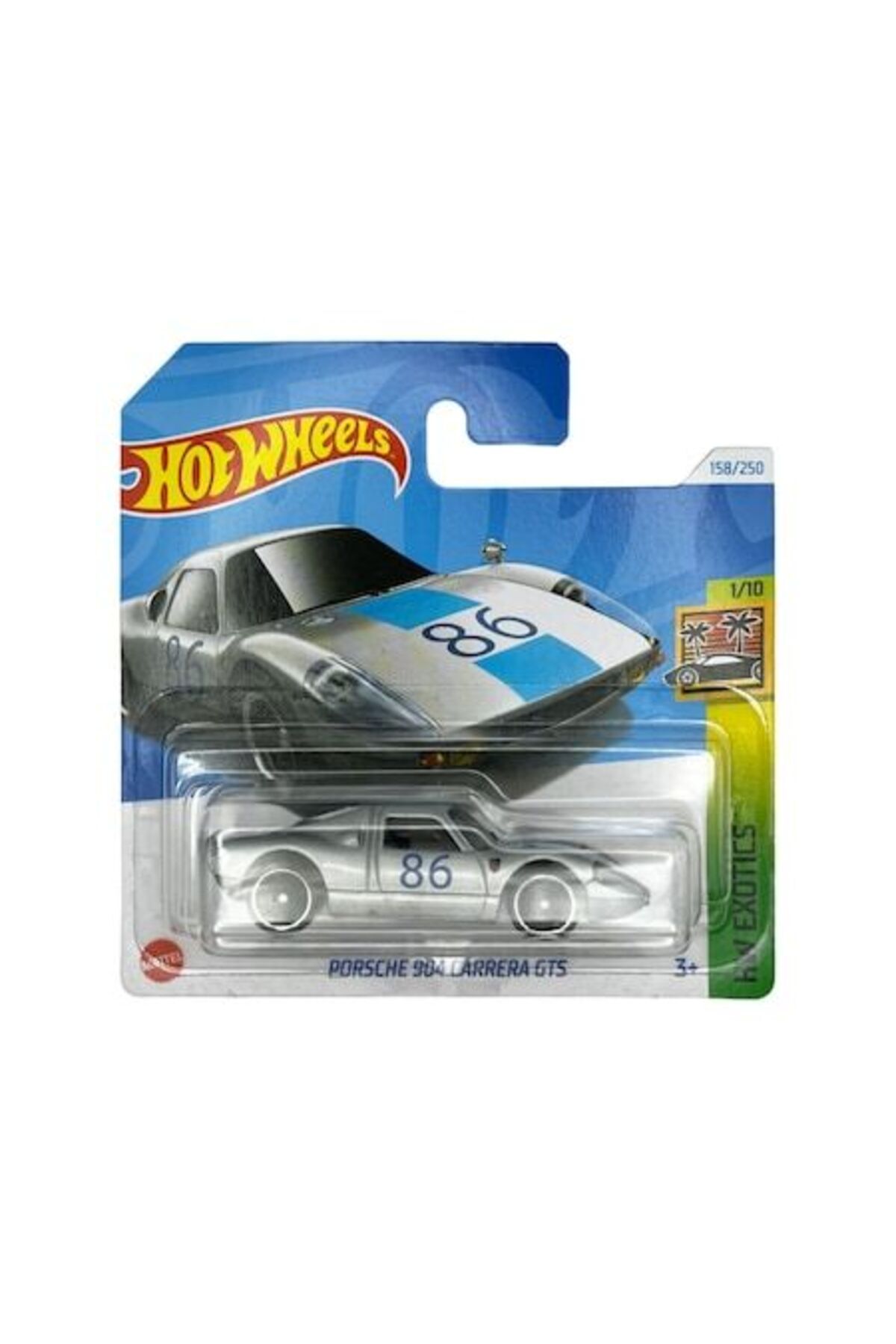Masinuta Hot Wheels Porsche 904 Carrera GTS, gri, 1:64