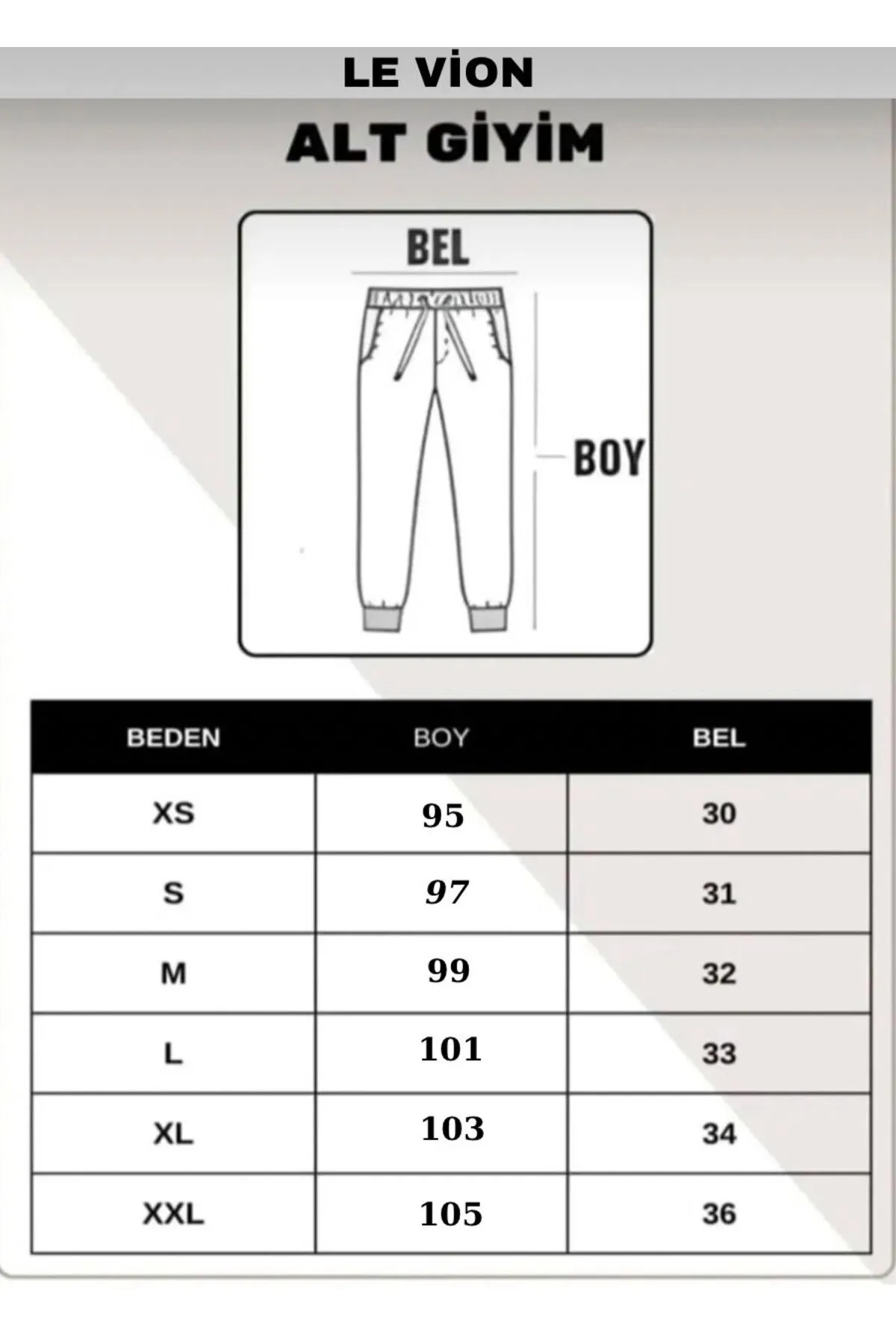 Le Vion  Kadın Kışlık Kalın İçi Yünlü Oversize Bol Paça Pantolon Eşofman Altı - Görsel 6