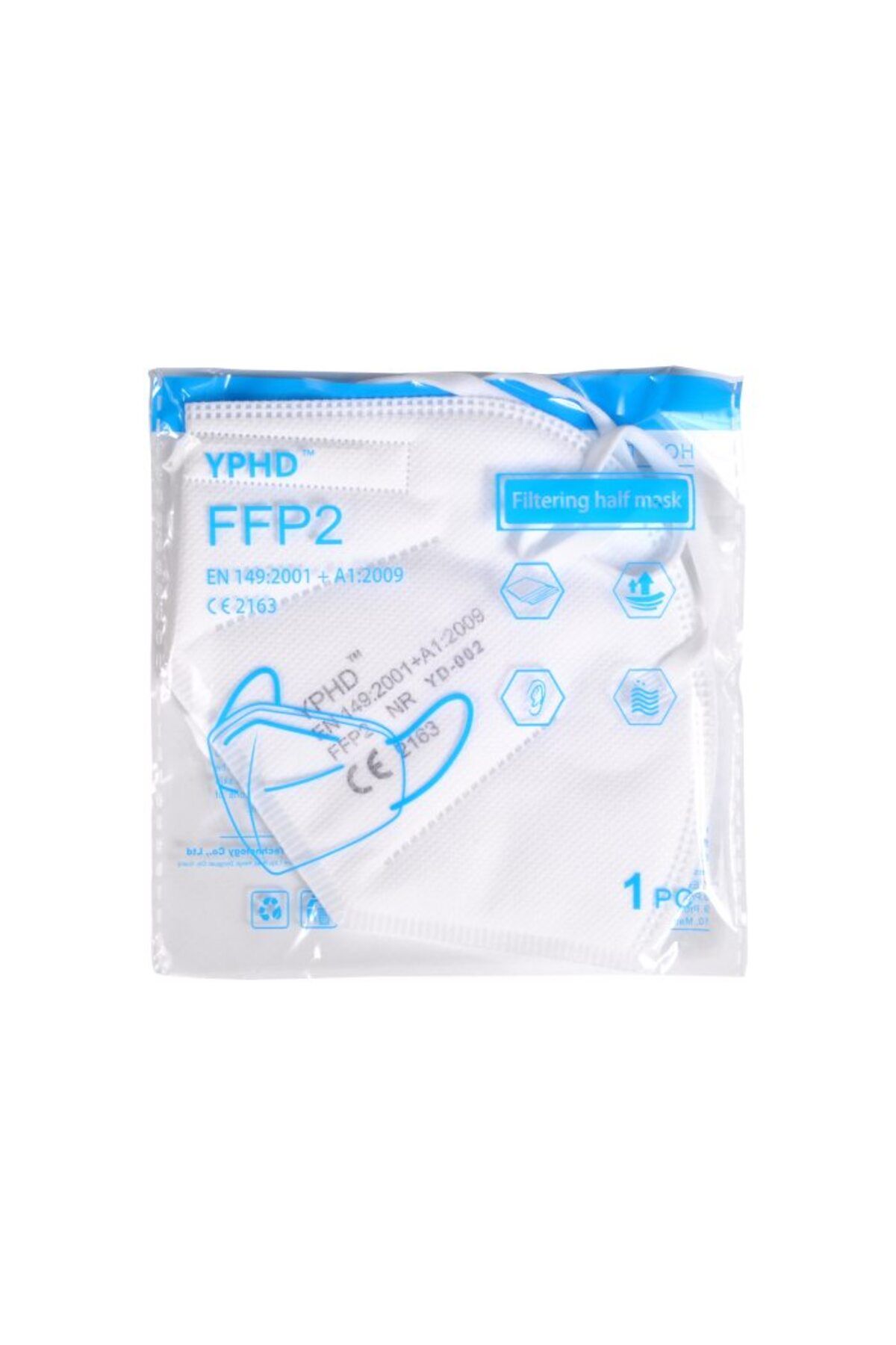 THK-Set of 2 individually wrapped YPHD FFP2 masks 2