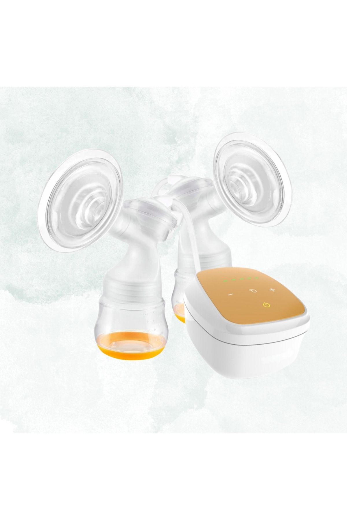MNS-Double Electric Breast Pump with LED Display, 5 Suction Levels, Soft Silicone, Portable 5