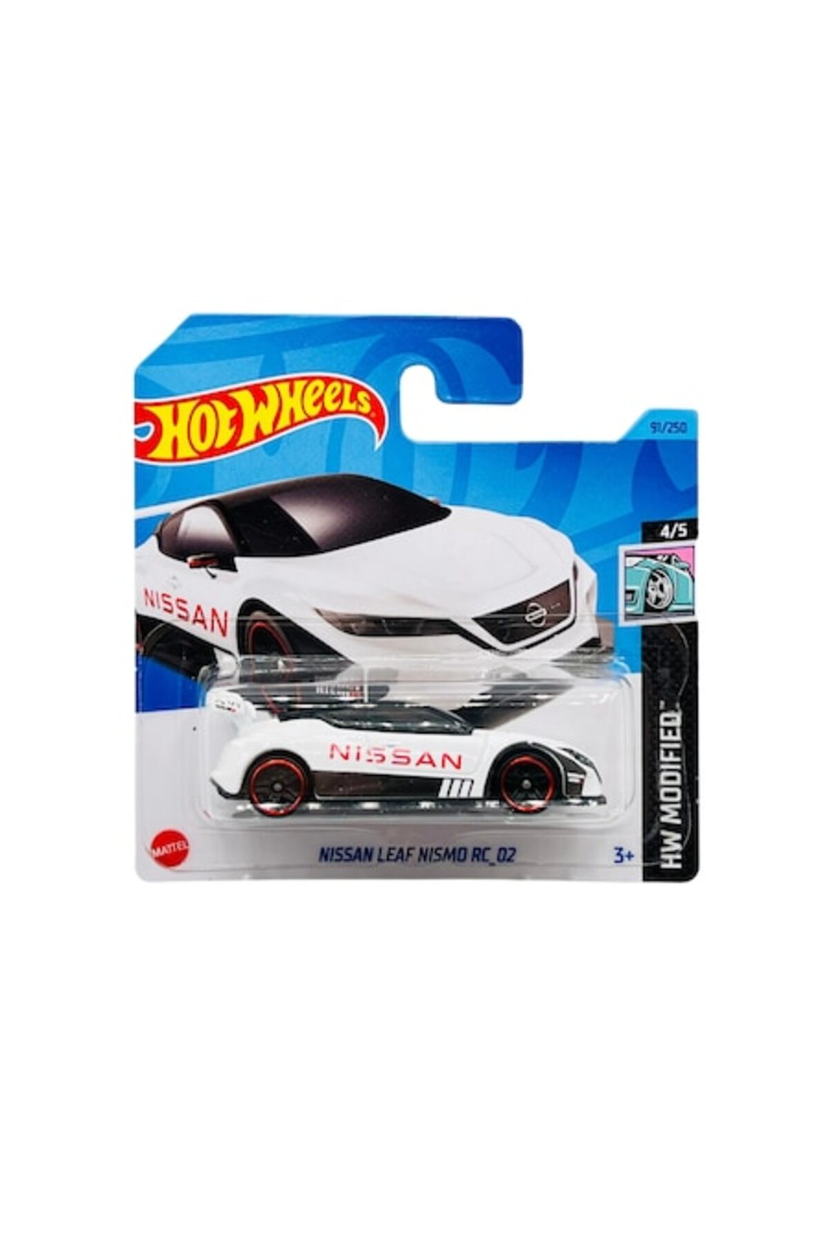 Masinuta metalica Hot Wheels, Nissan Leaf Nismo RC 02, 1:64, Alb