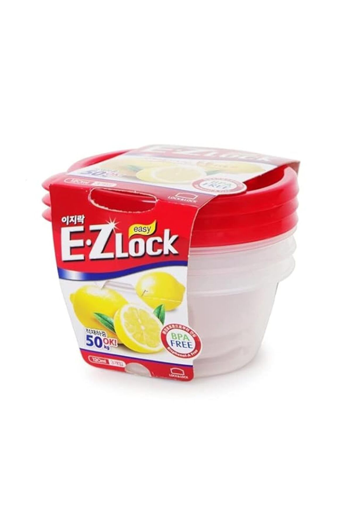 Generic-LocknLock Lock & Lock 3-Piece Ezlock Round Container - 120 ml 1