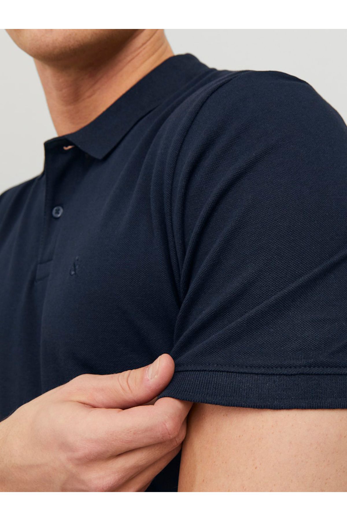 Jack & Jones-JJEBasic Regular Fit Polo with Button Placket 5