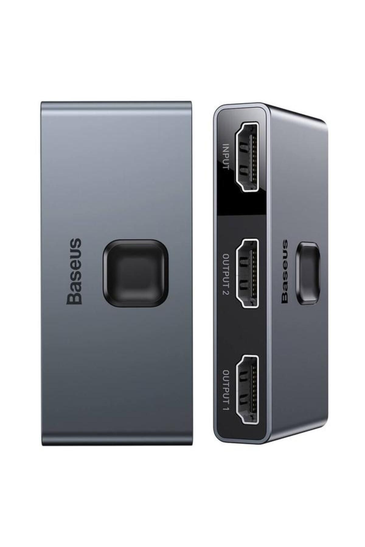 Baseus-Switch video Matrix CAHUB-BC0G, HDMI bidirectional - 2x HDMI 4K / 30 Hz (Grey) 7